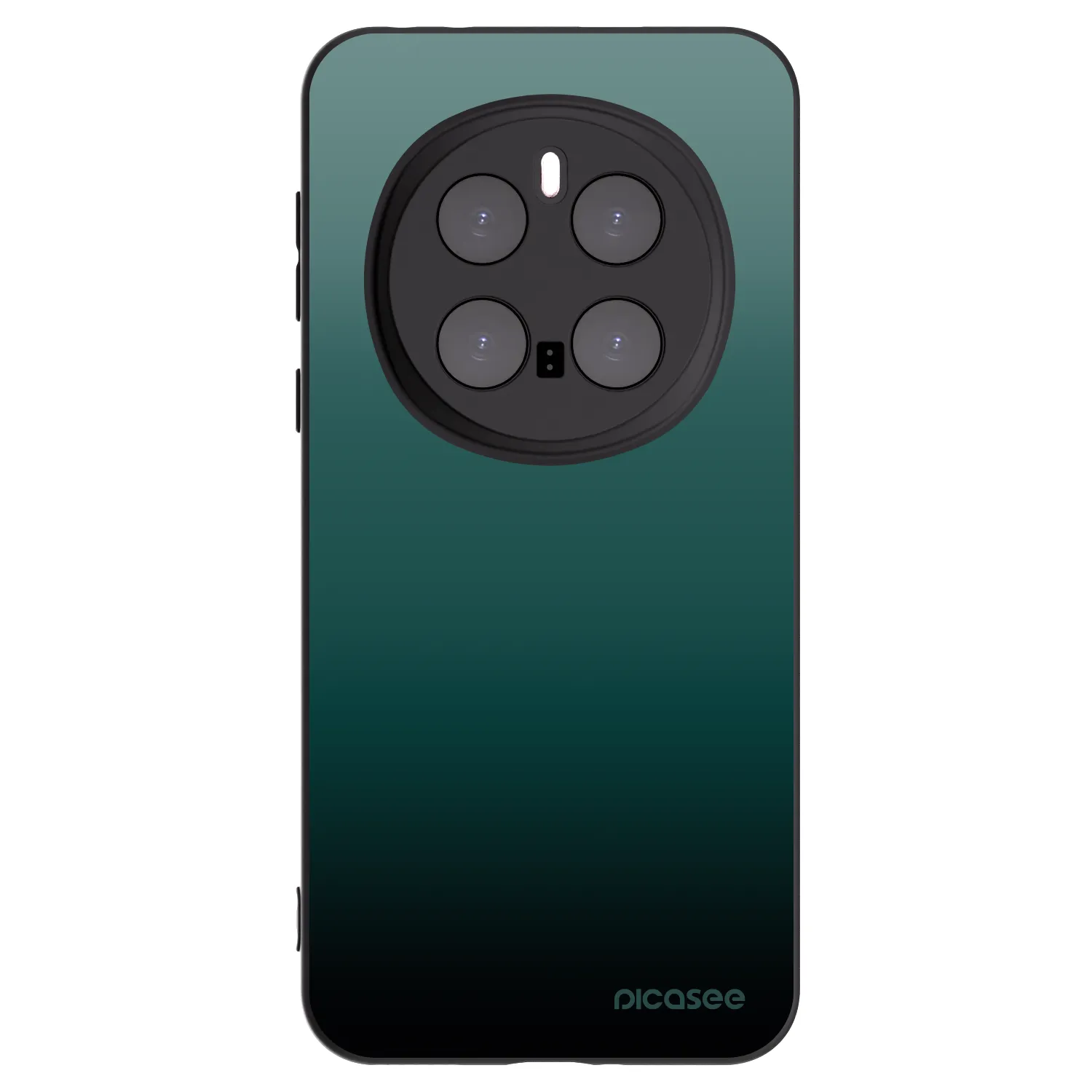 Picasee silikonski črni ovitek za Honor Magic7 Pro 5G - Verdant Fade