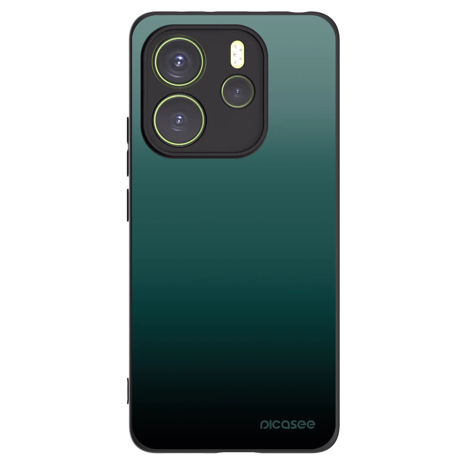 Picasee silikonski črni ovitek za Xiaomi Redmi Note 14 4G - Verdant Fade