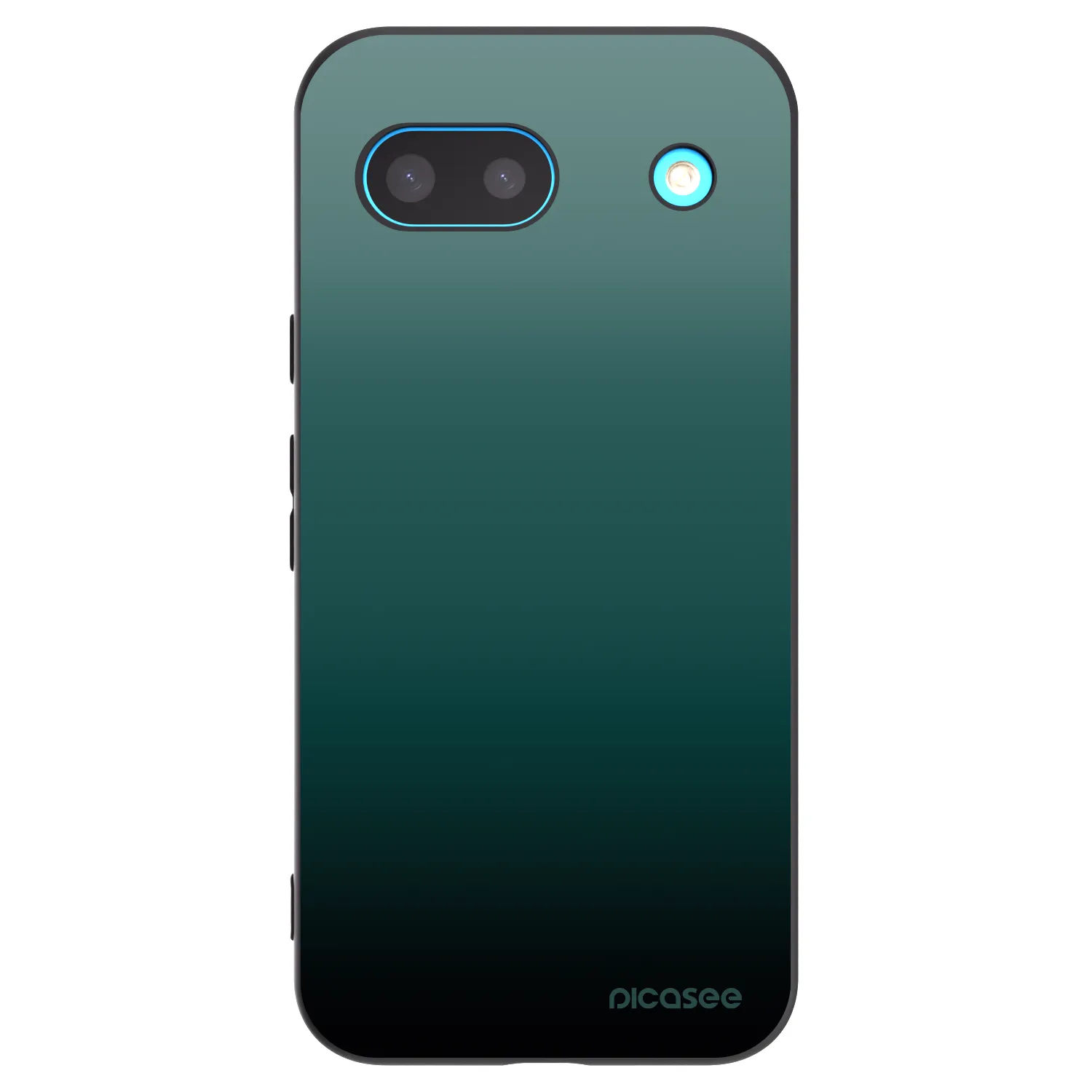 Picasee silikonski črni ovitek za Google Pixel 8 - Verdant Fade