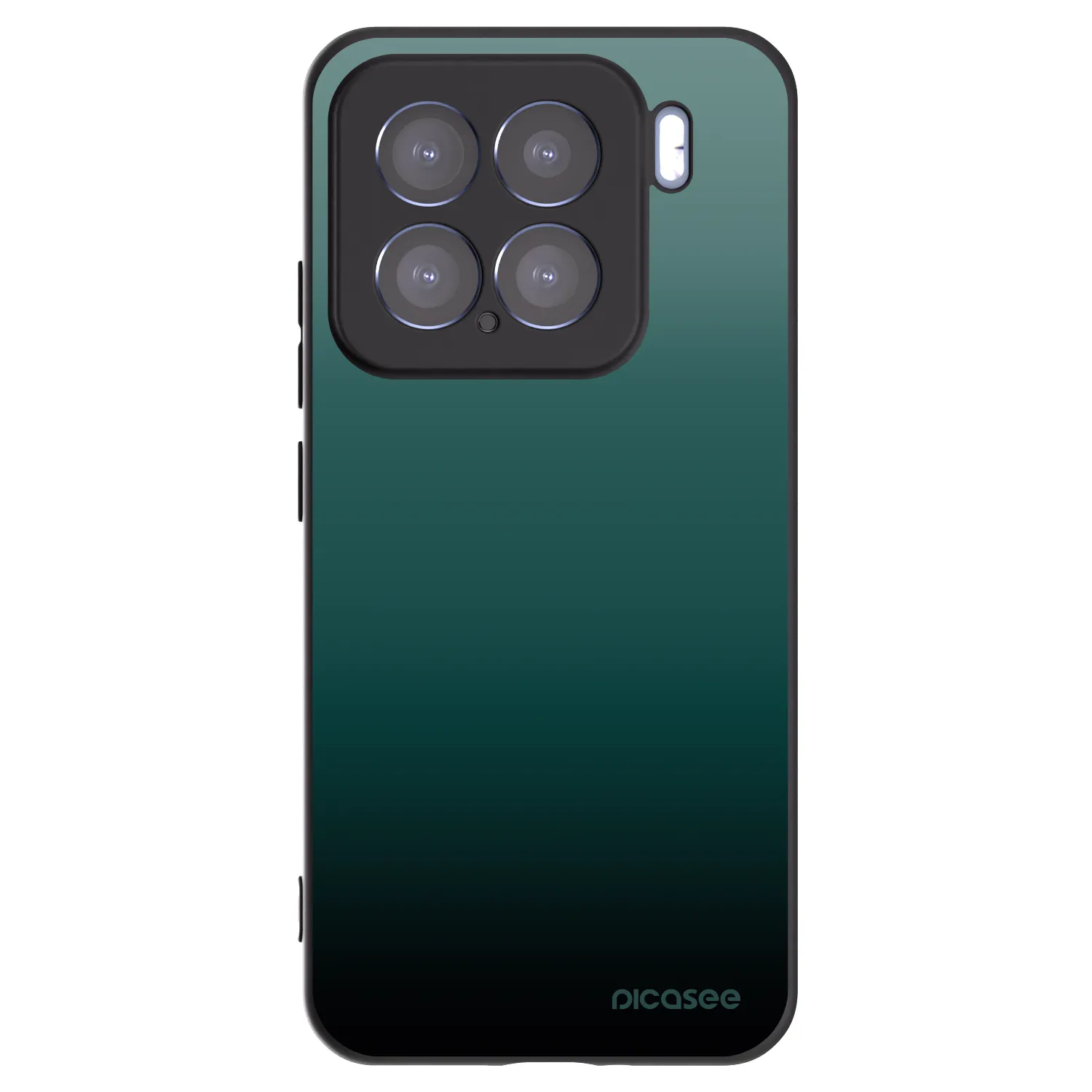 Picasee silikonski črni ovitek za Xiaomi 15 - Verdant Fade