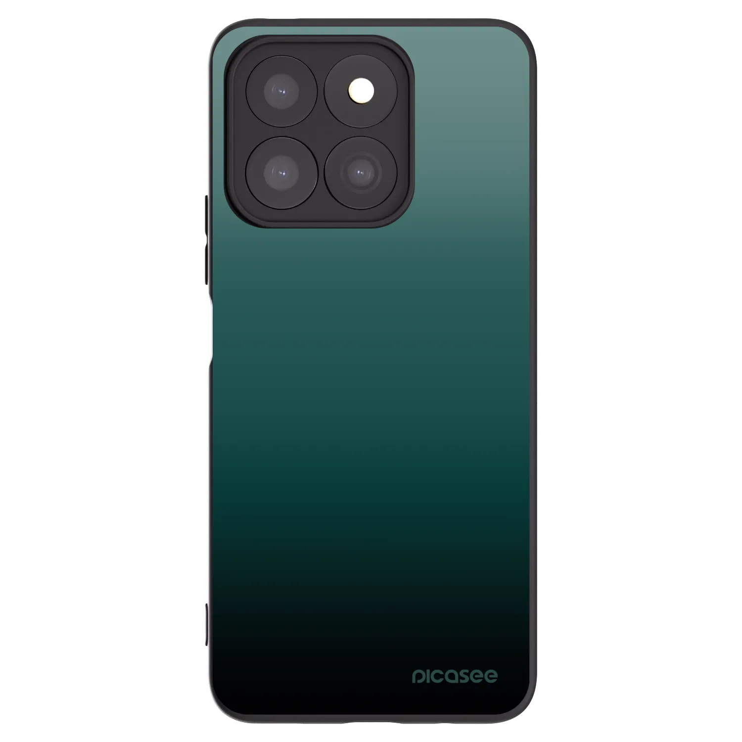 Picasee silikonski črni ovitek za Honor X8c - Verdant Fade