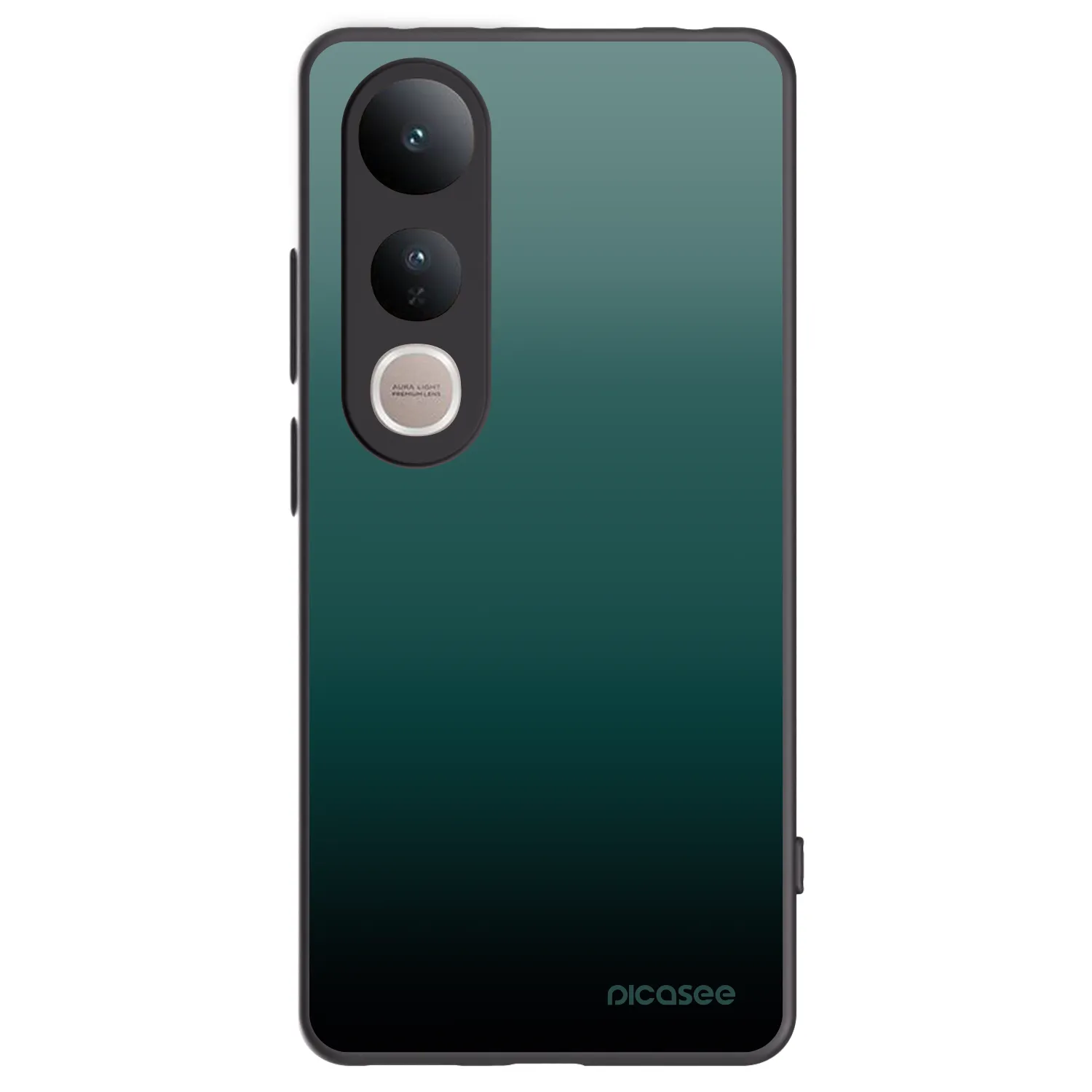 Picasee silikonski črni ovitek za Vivo V50 Lite 5G - Verdant Fade