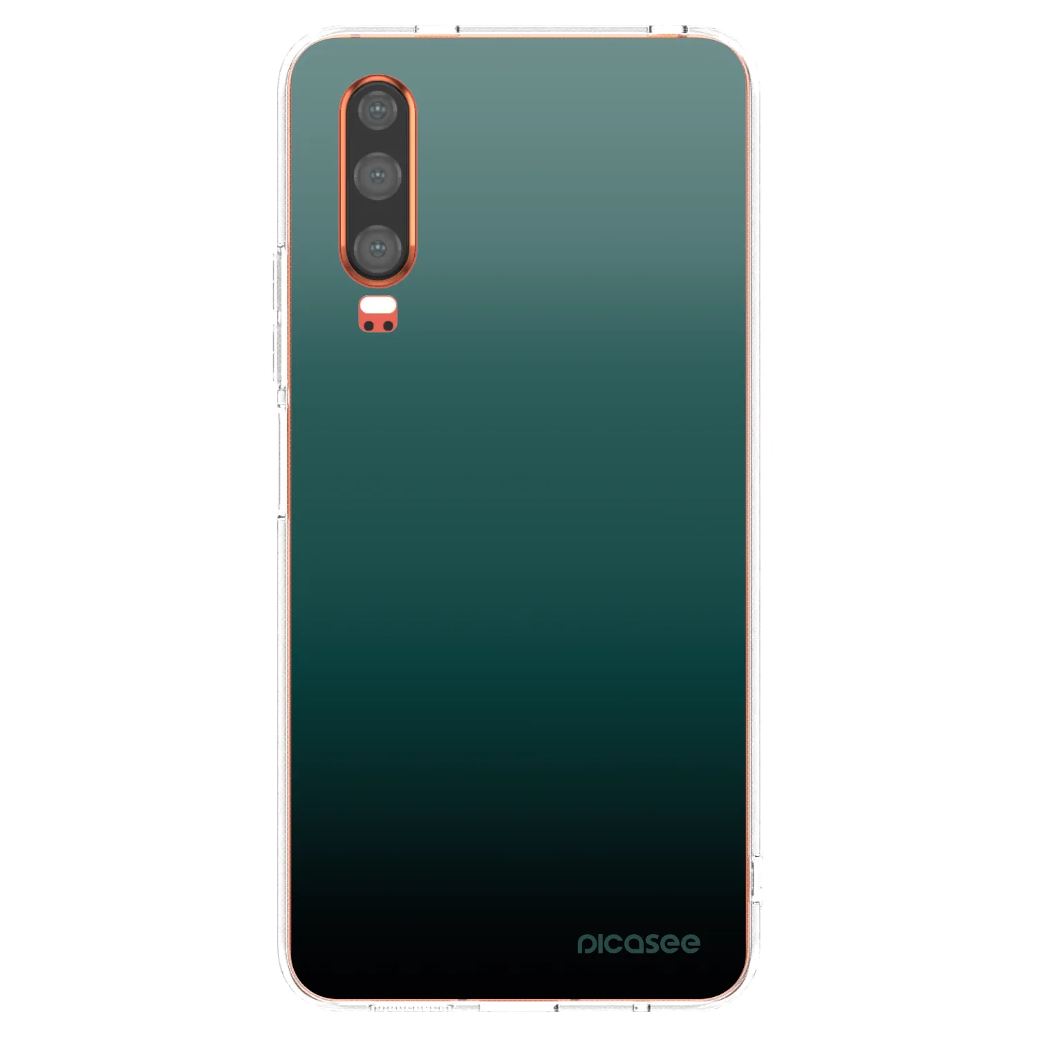Picasee silikonski prozorni ovitek za Huawei P30 - Verdant Fade
