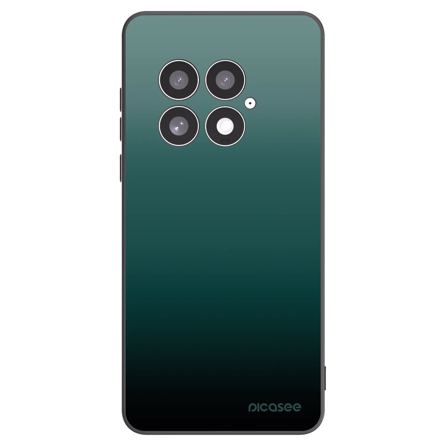 Picasee silikonski črni ovitek za OnePlus 13 5G - Verdant Fade