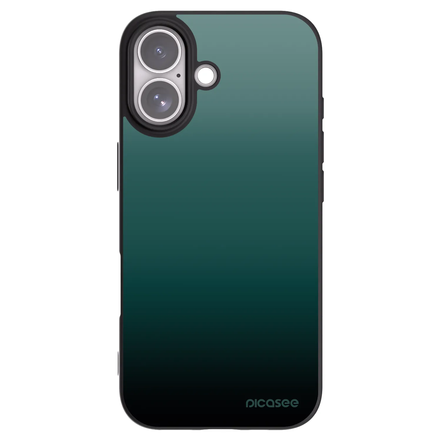 Picasee silikonski črni ovitek za Apple iPhone 17 - Verdant Fade