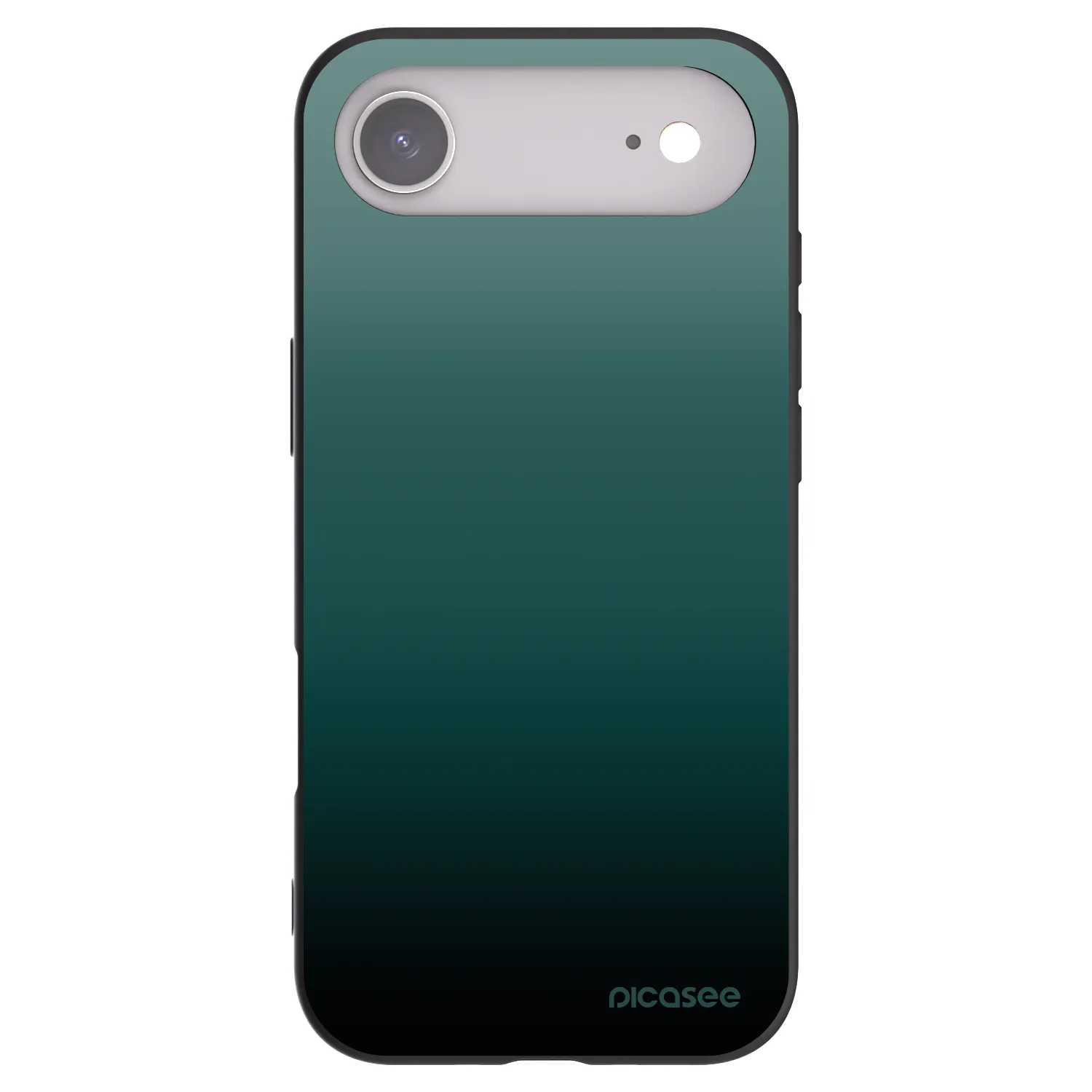 Picasee silikonski črni ovitek za Apple iPhone Air - Verdant Fade