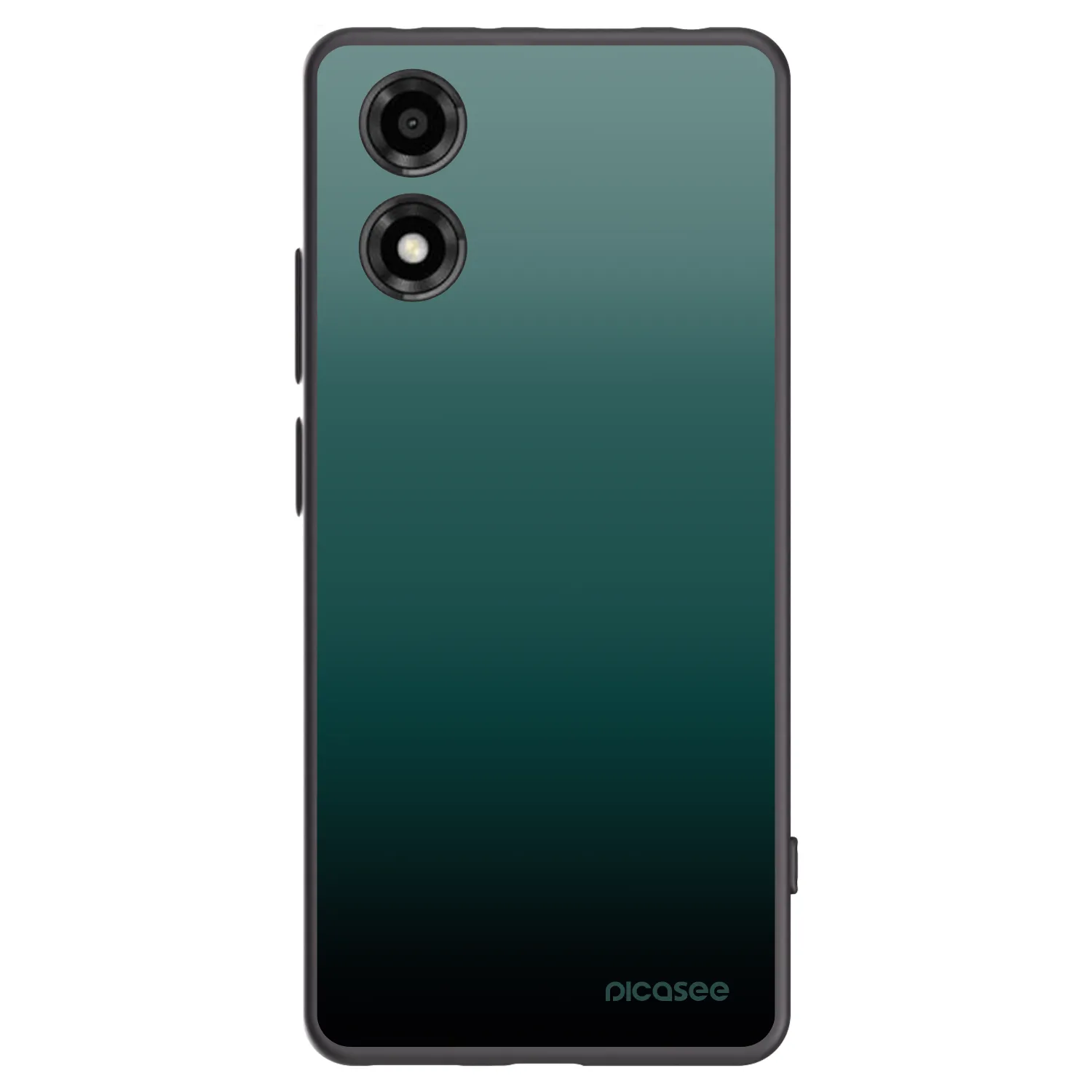 Picasee silikonski črni ovitek za Motorola Moto E14 - Verdant Fade