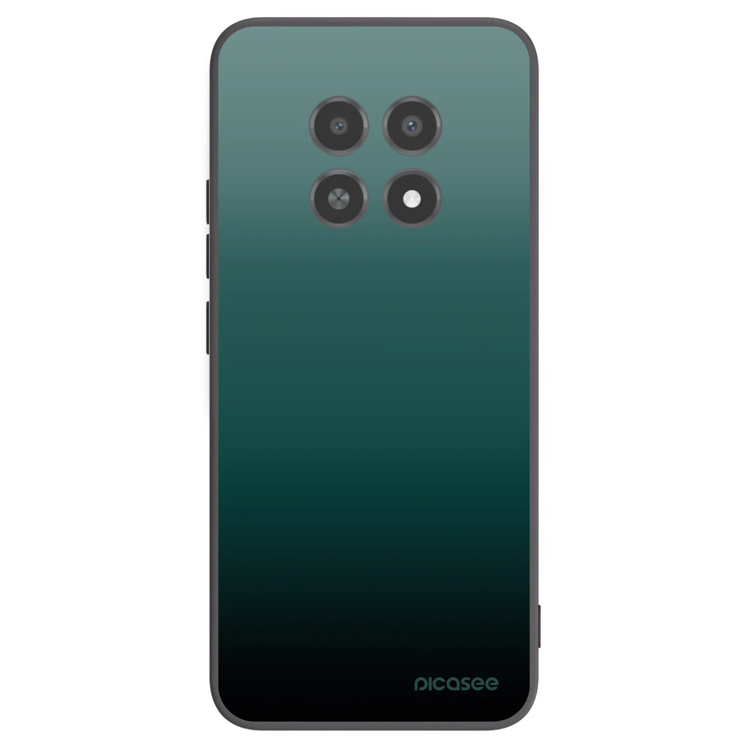Picasee silikonski črni ovitek za Realme 12X - Verdant Fade