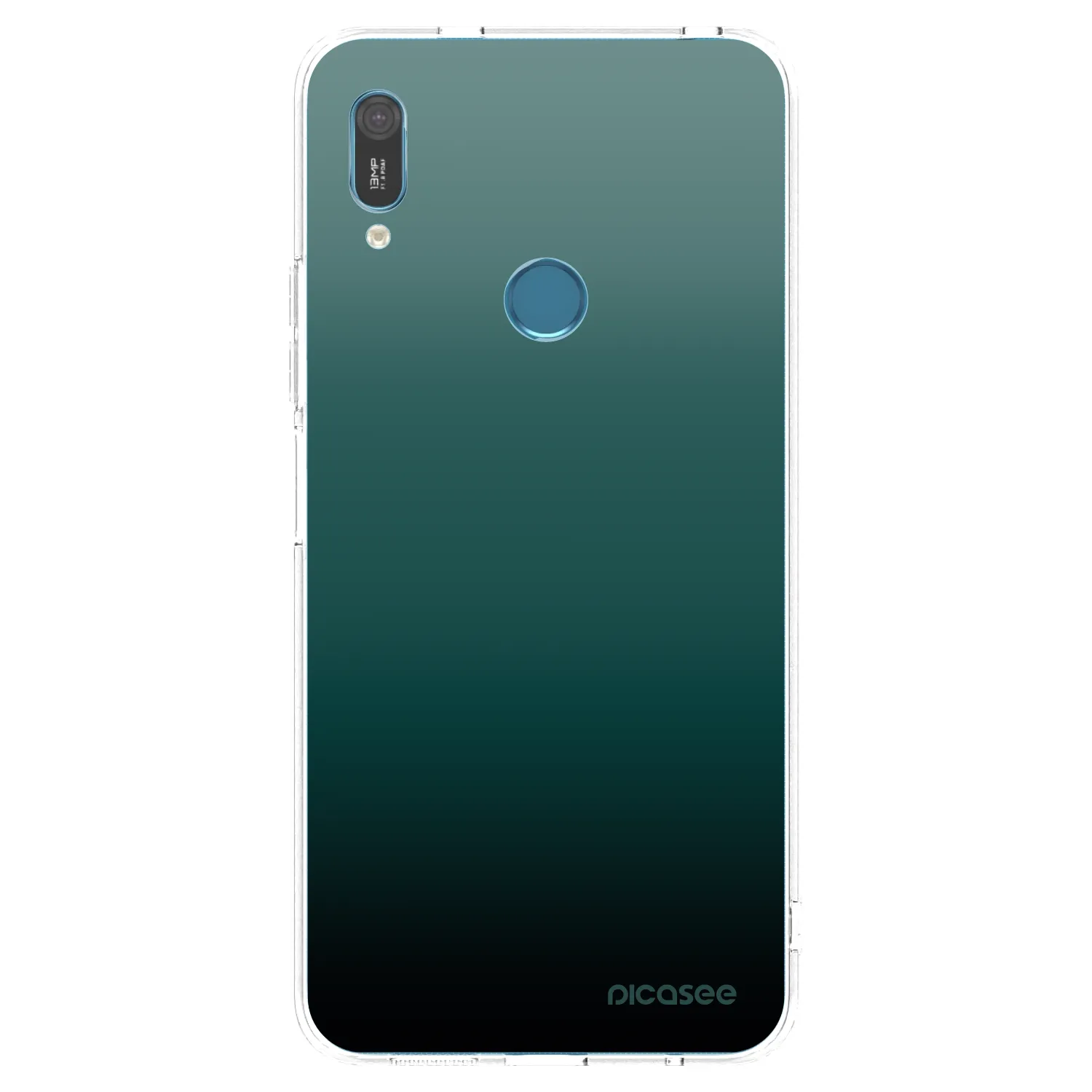 Picasee silikonski prozorni ovitek za Huawei Y6 2019 - Verdant Fade