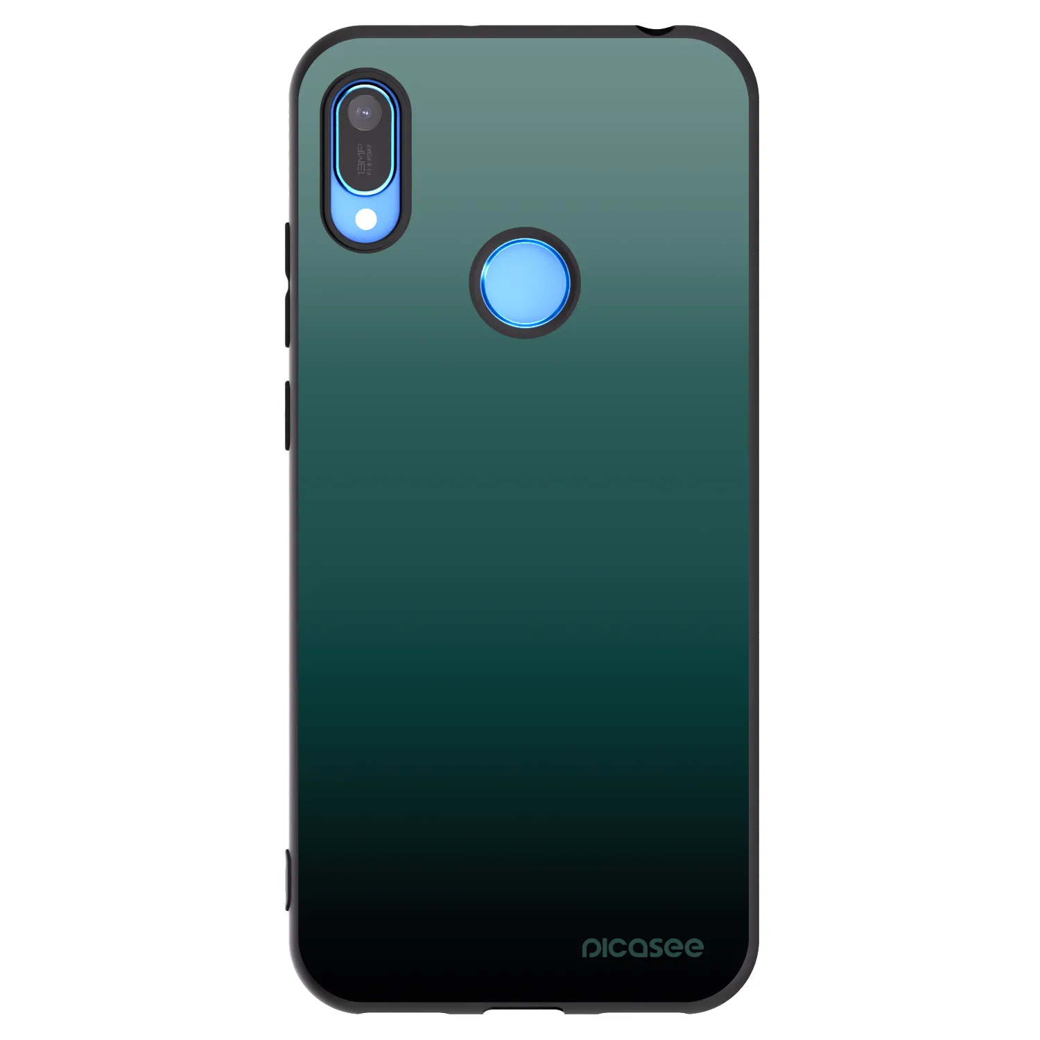 Picasee silikonski črni ovitek za Huawei Y6 2019 - Verdant Fade
