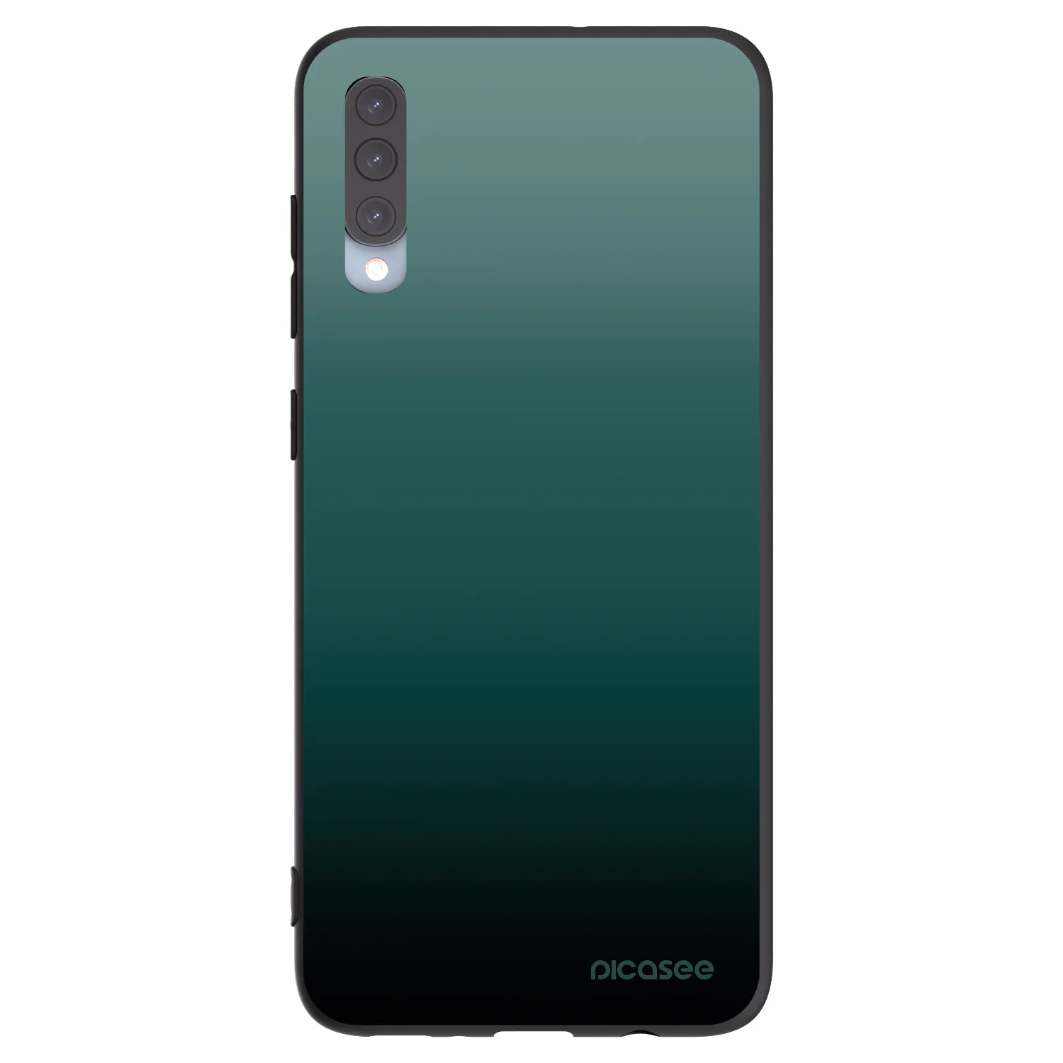 Picasee silikonski črni ovitek za Samsung Galaxy A70 A705F - Verdant Fade