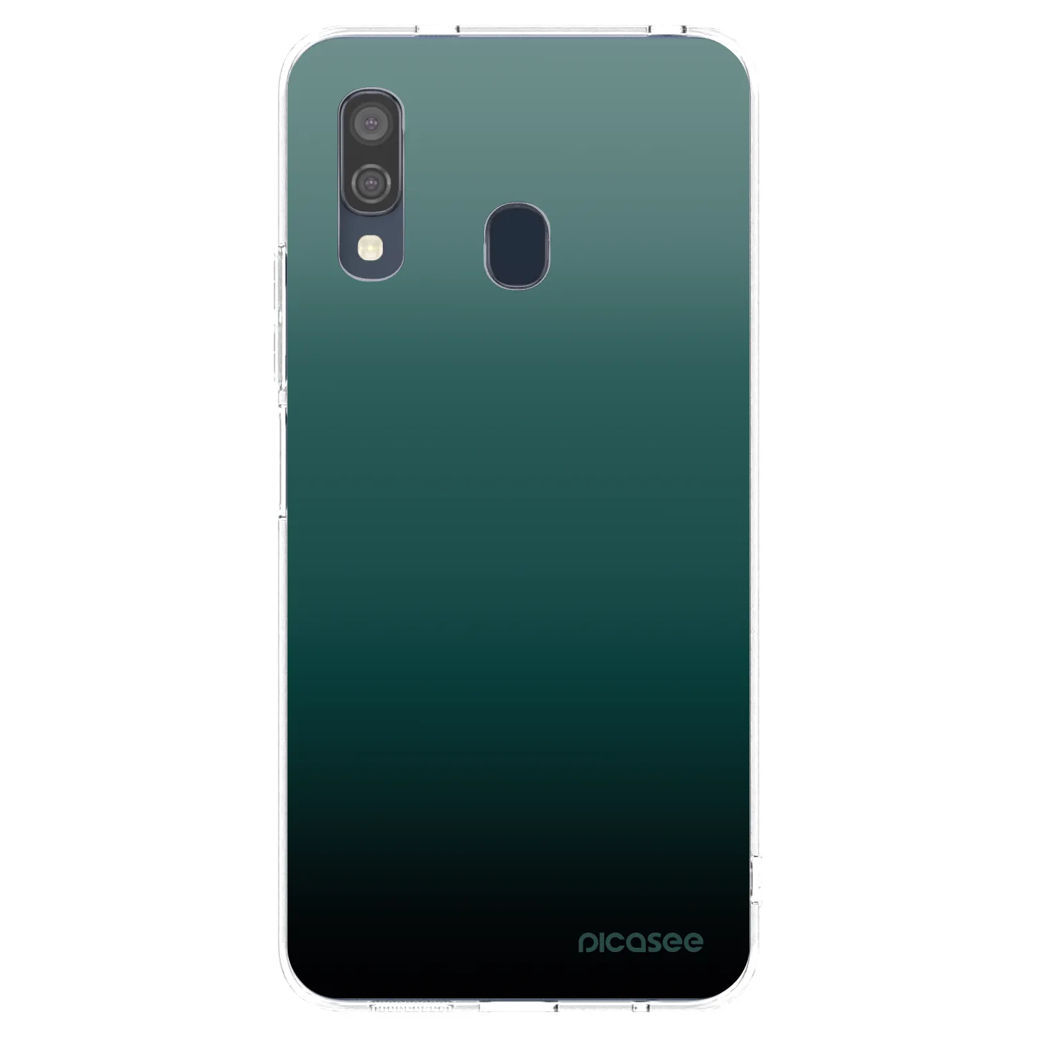 Picasee silikonski prozorni ovitek za Samsung Galaxy A40 A405F - Verdant Fade