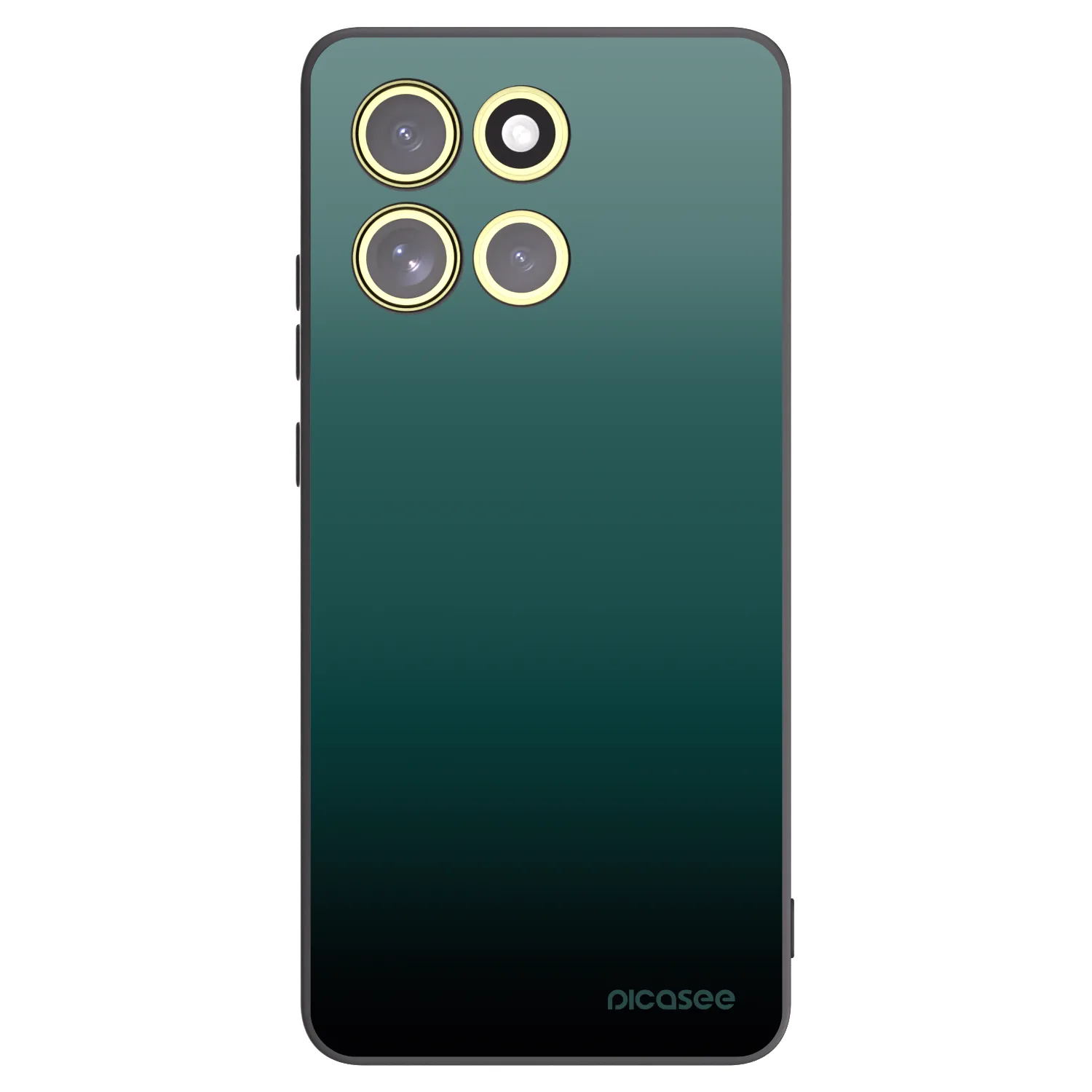 Picasee silikonski črni ovitek za Motorola Moto G86 5G - Verdant Fade