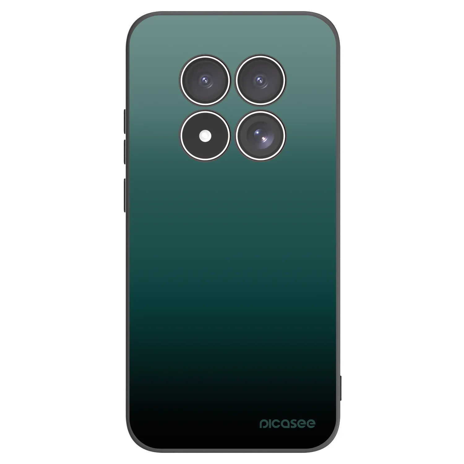 Picasee silikonski črni ovitek za Xiaomi Redmi Note 15 Pro 4G - Verdant Fade