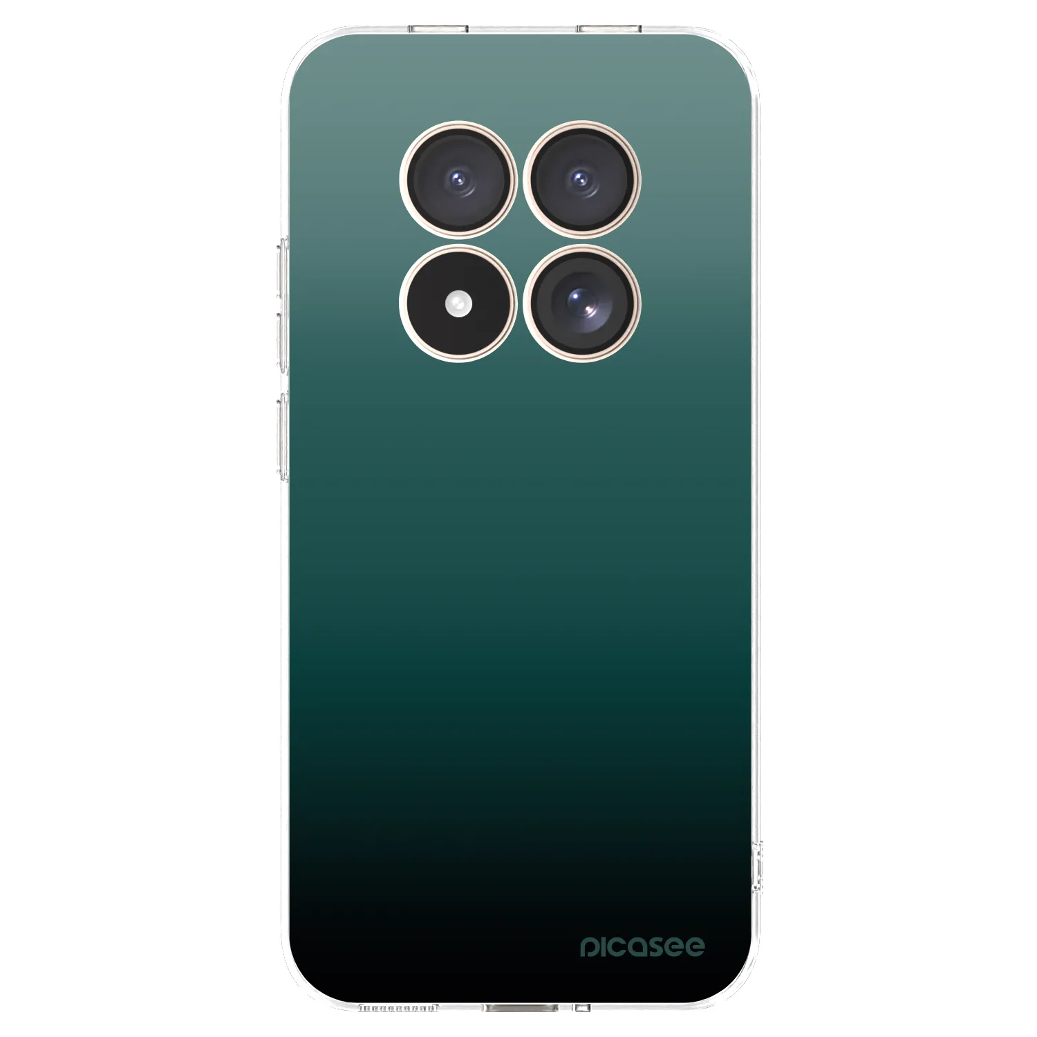 Picasee silikonski prozorni ovitek za Xiaomi Redmi Note 15 Pro 4G - Verdant Fade