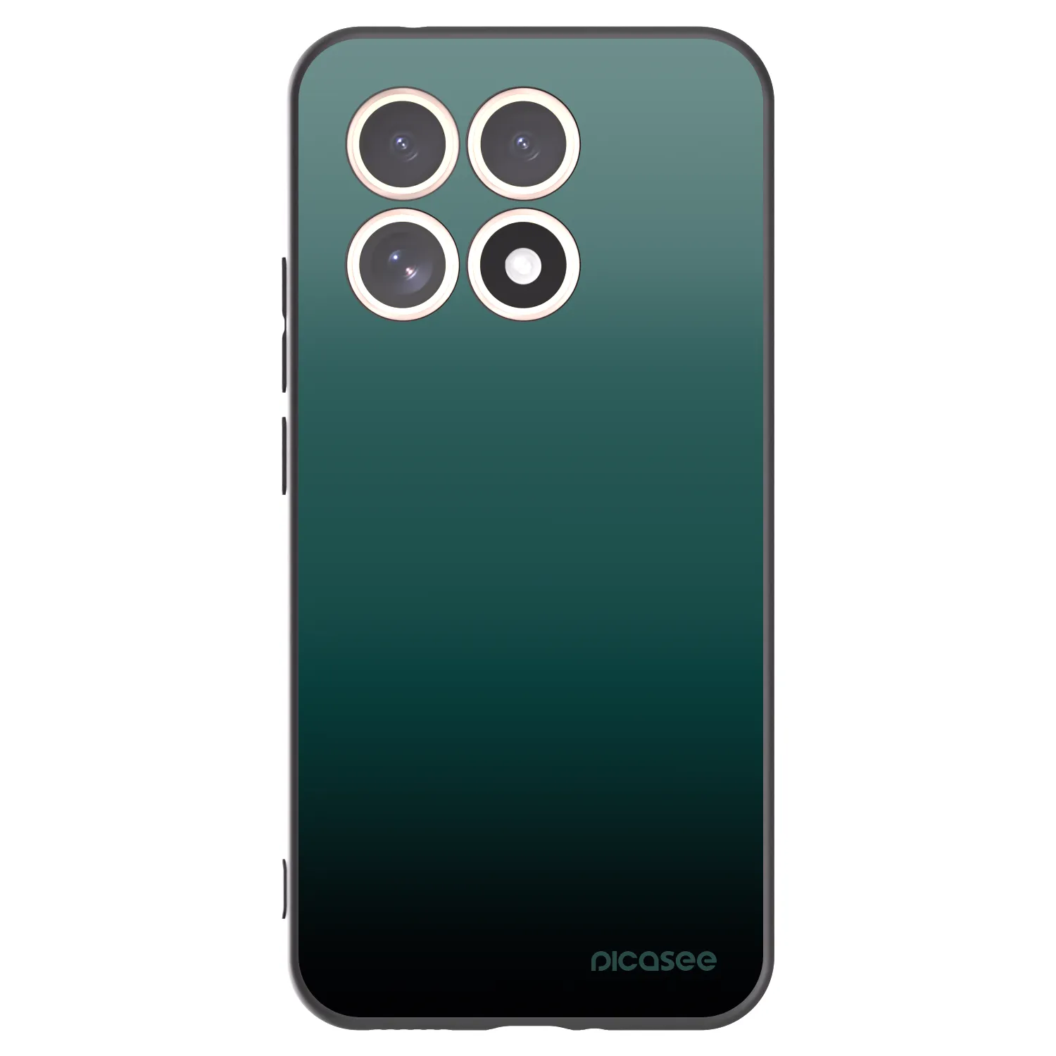 Picasee silikonski črni ovitek za Xiaomi 15T - Verdant Fade