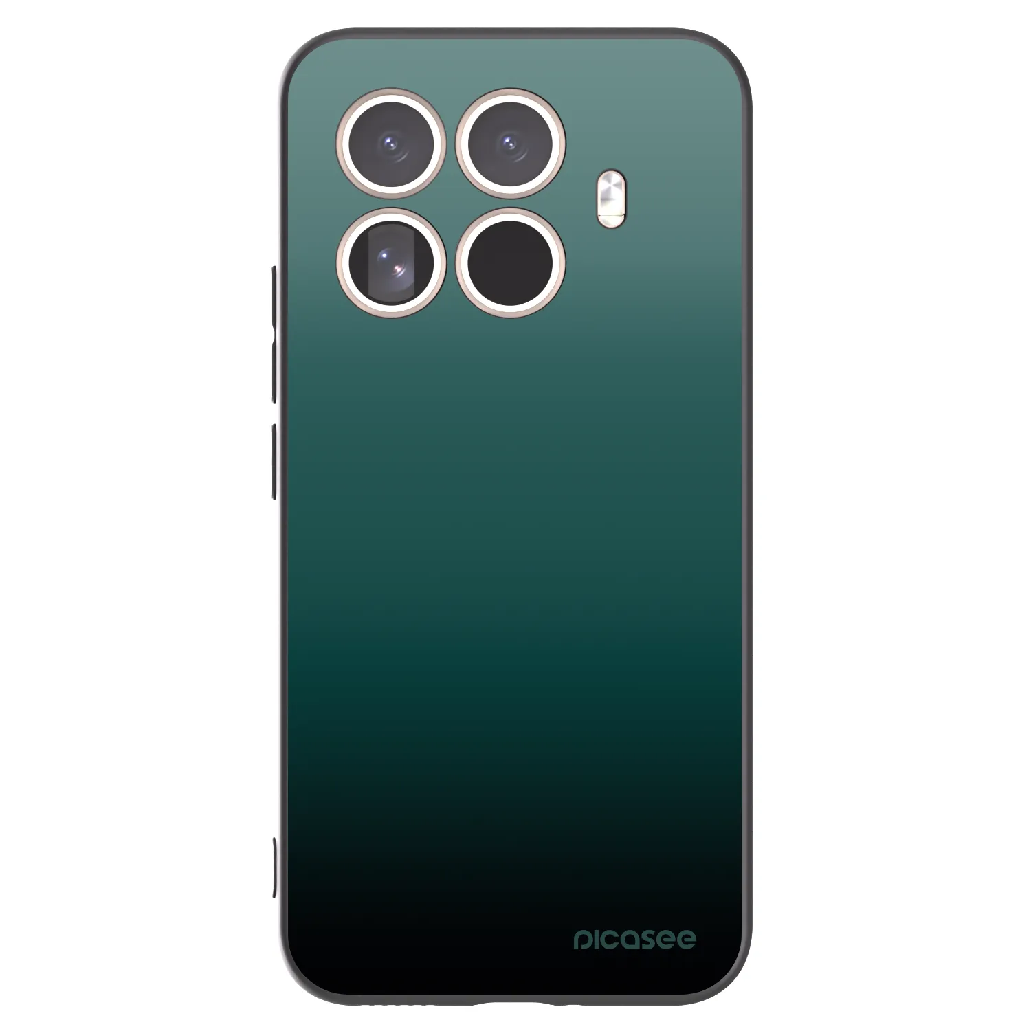 Picasee silikonski črni ovitek za Xiaomi 15T Pro - Verdant Fade