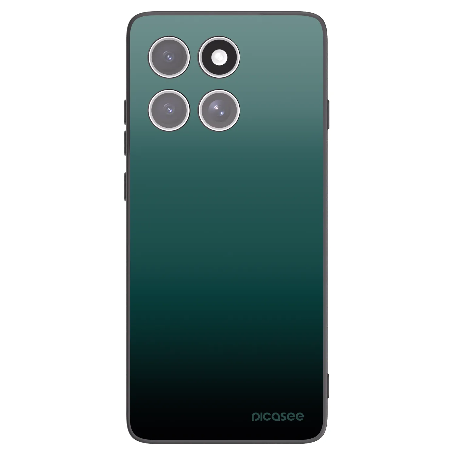 Picasee silikonski črni ovitek za Motorola Edge 60 Fusion - Verdant Fade