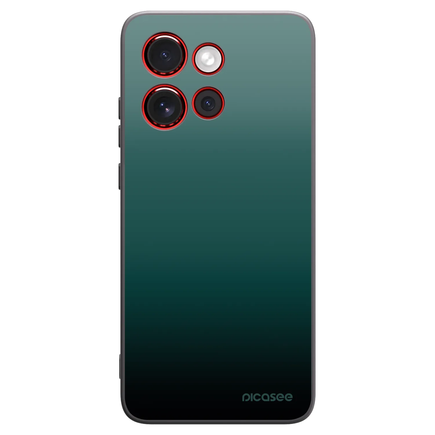 Picasee silikonski črni ovitek za Motorola Edge 60 Neo 5G - Verdant Fade