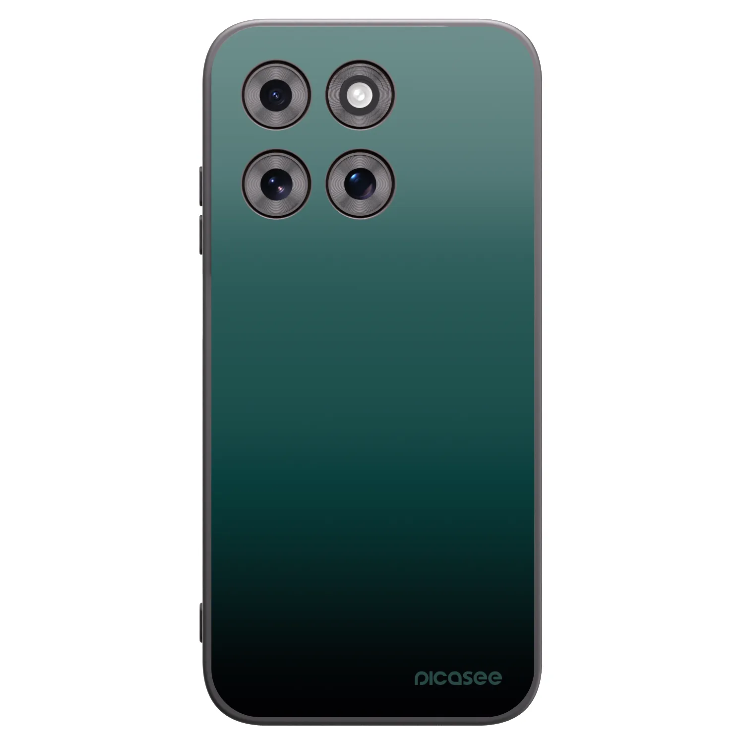 Picasee silikonski črni ovitek za Motorola Moto G77 - Verdant Fade