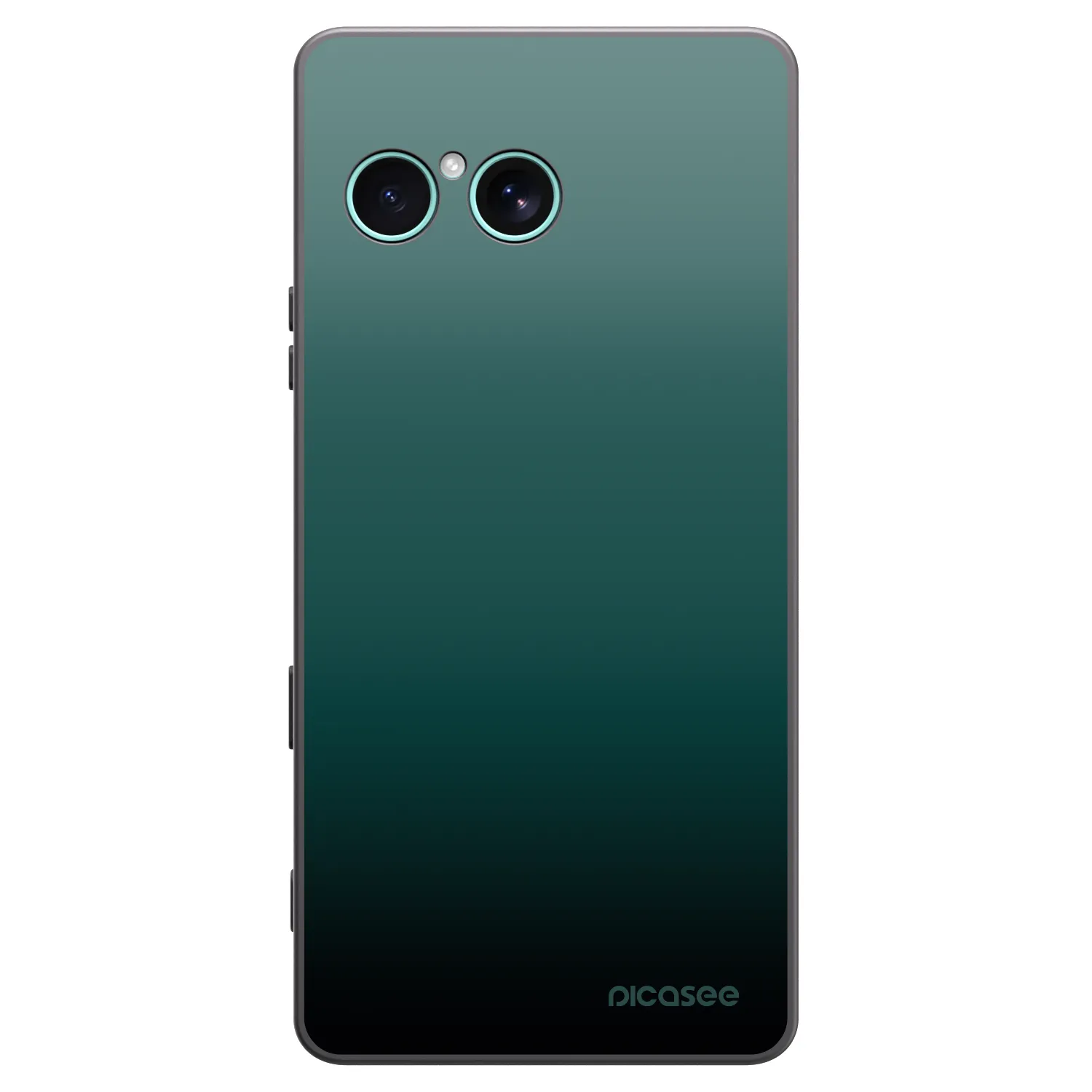 Picasee silikonski črni ovitek za Sony Xperia 10 VII - Verdant Fade