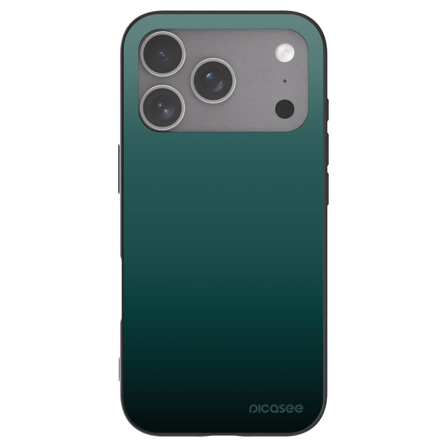 Picasee silikonski črni ovitek za Apple iPhone 18 Pro - Verdant Fade
