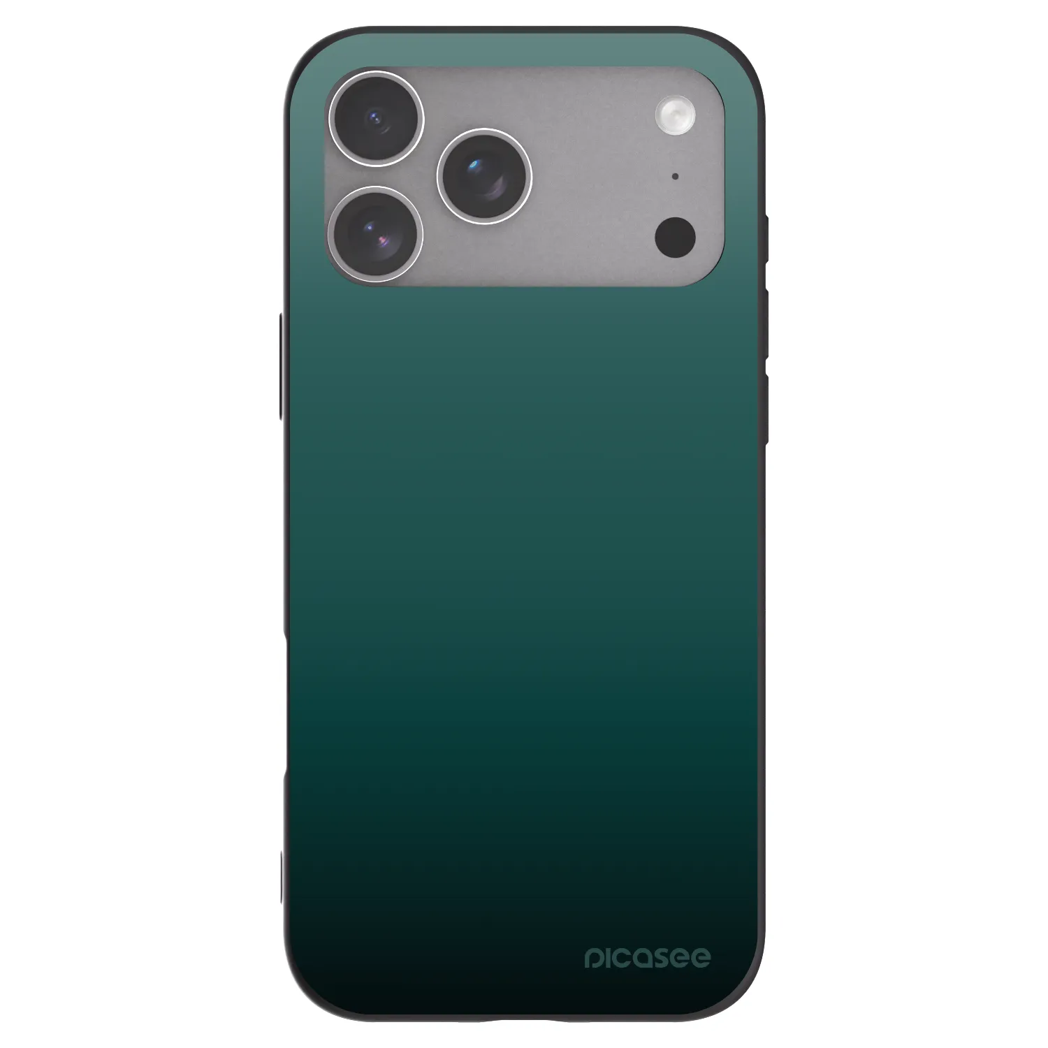 Picasee silikonski črni ovitek za Apple iPhone 18 Pro Max - Verdant Fade
