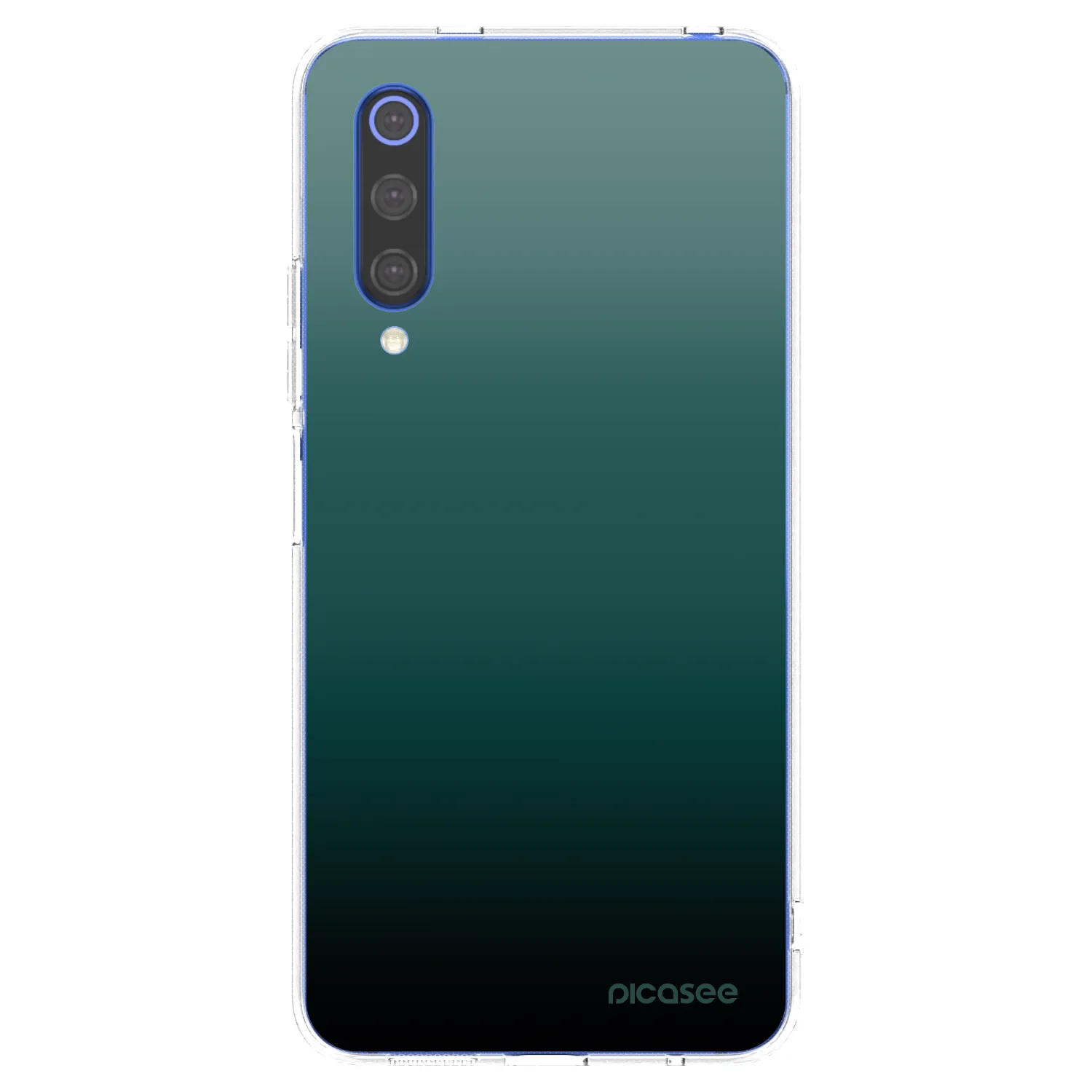 Picasee silikonski prozorni ovitek za Xiaomi Mi 9 SE - Verdant Fade