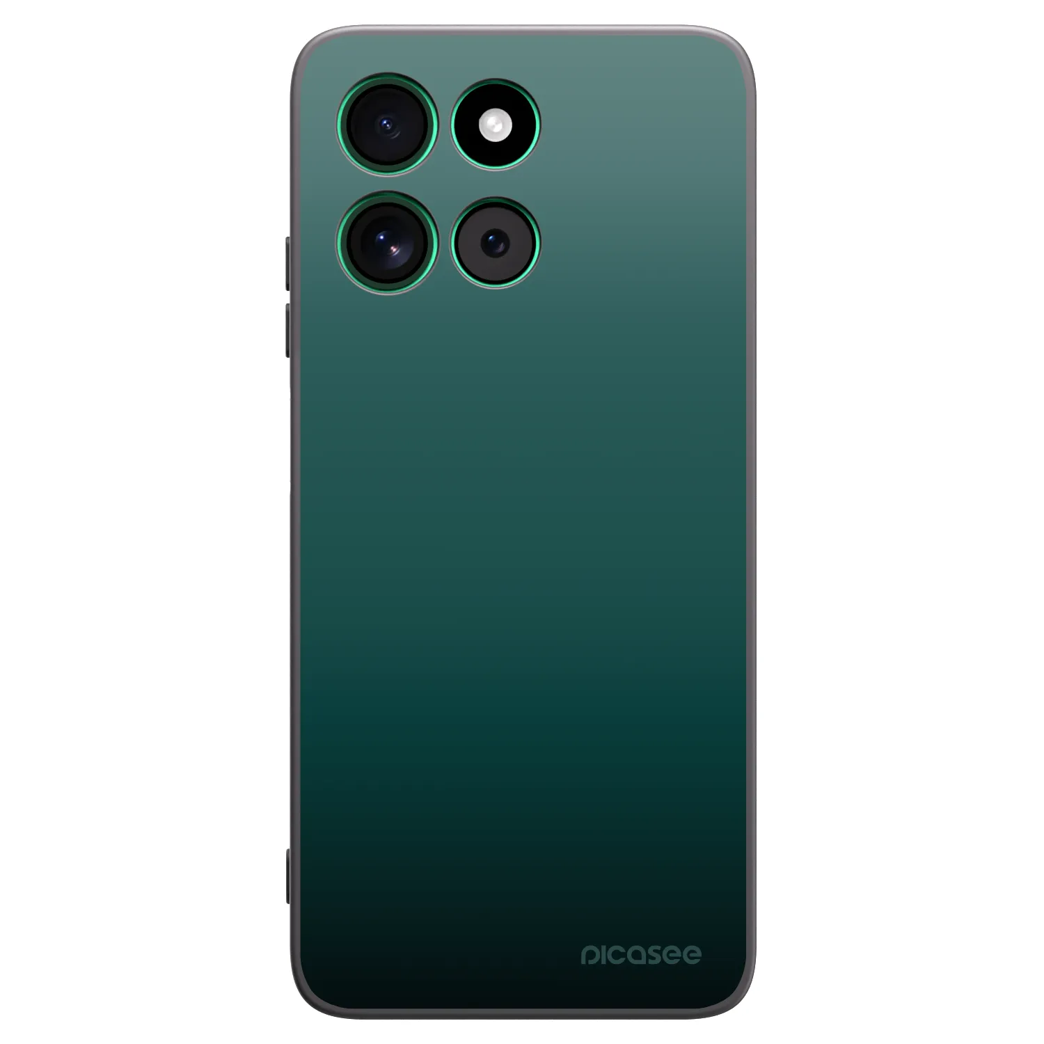 Picasee silikonski črni ovitek za Motorola Moto G57 Power - Verdant Fade