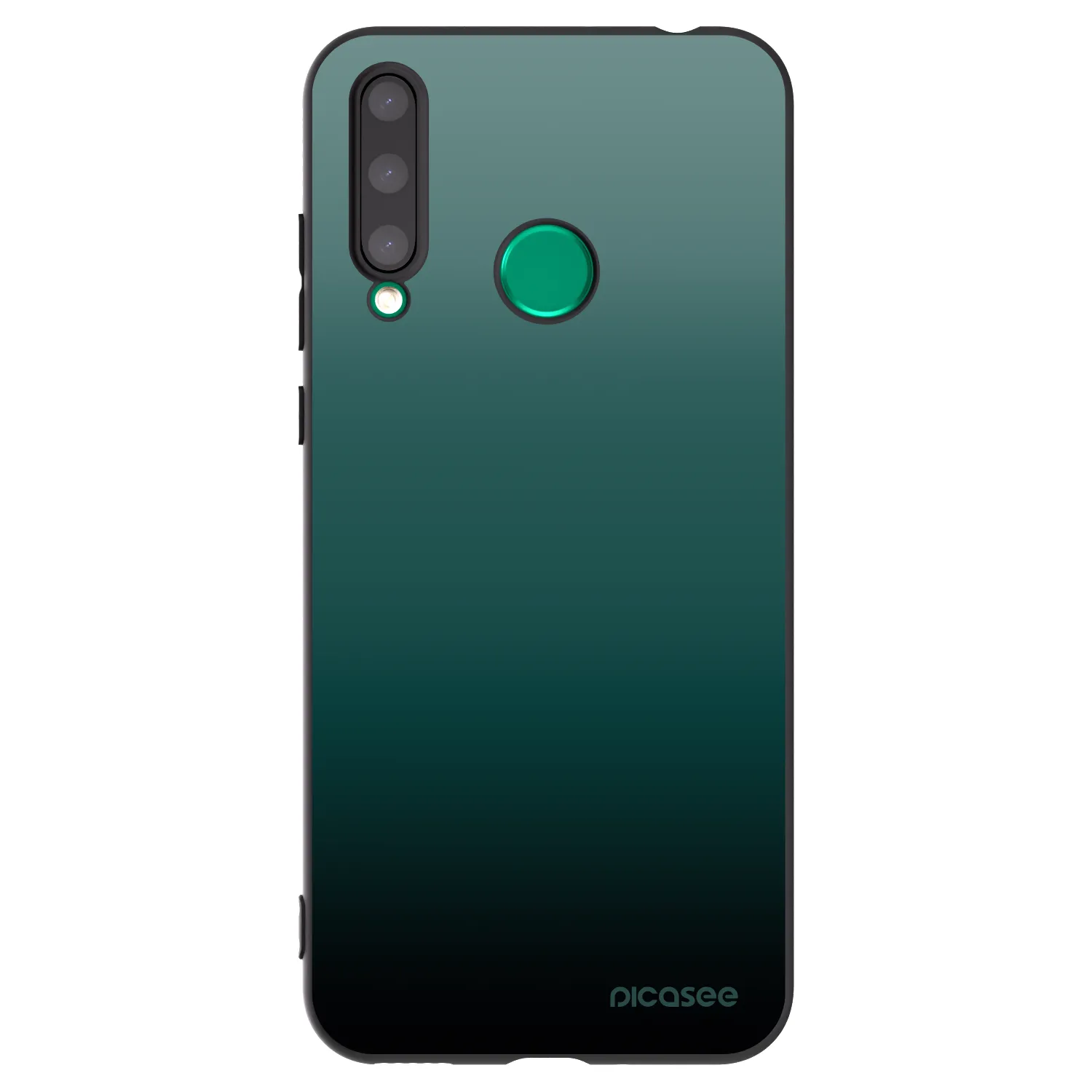 Picasee silikonski črni ovitek za Honor 20 Lite - Verdant Fade