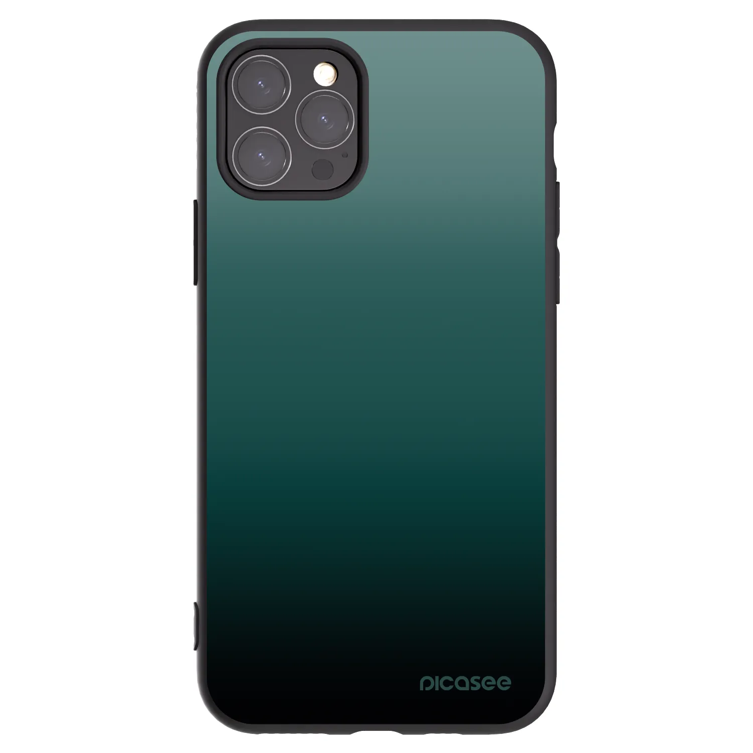 Picasee silikonski črni ovitek za Apple iPhone 11 Pro - Verdant Fade