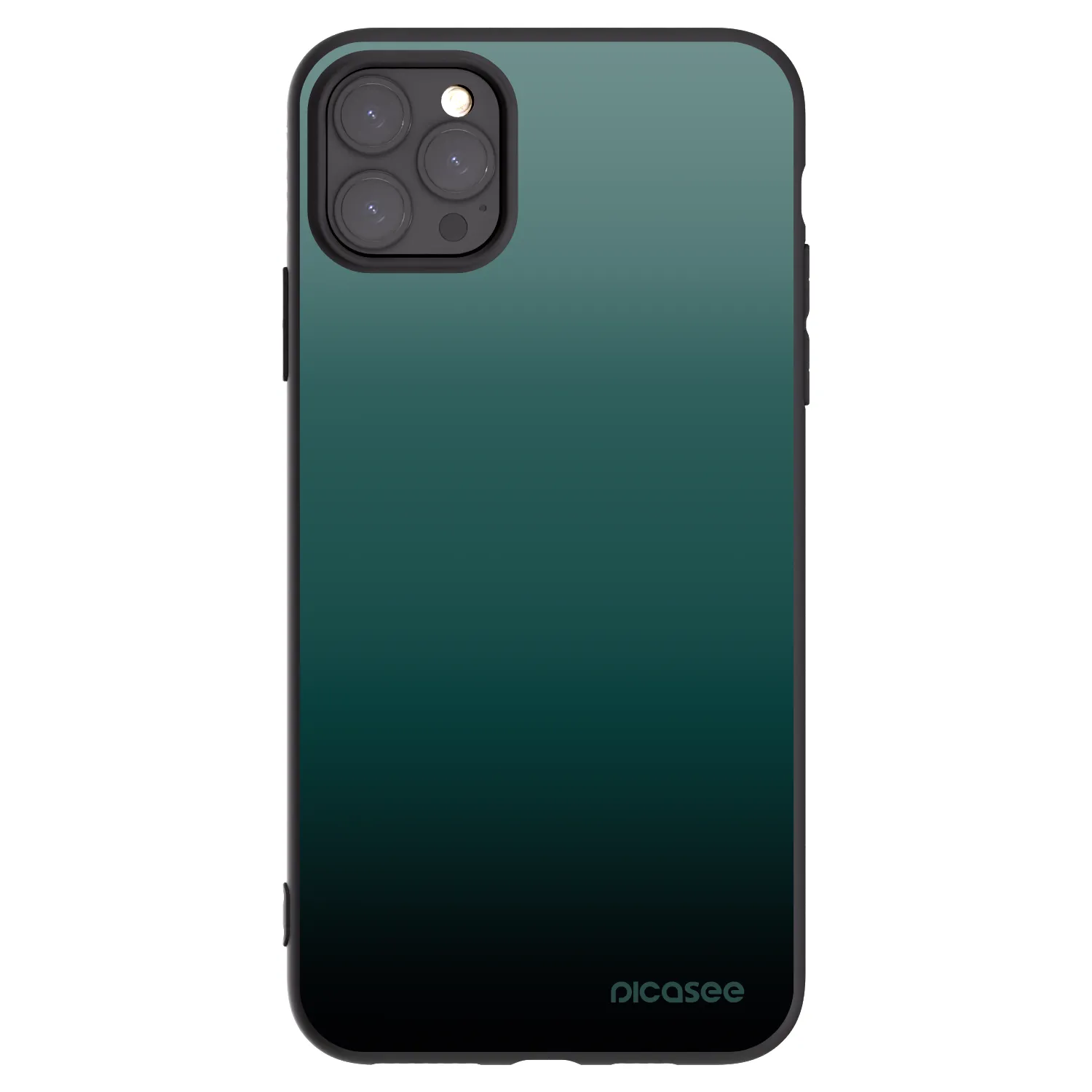 Picasee silikonski črni ovitek za Apple iPhone 11 Pro Max - Verdant Fade