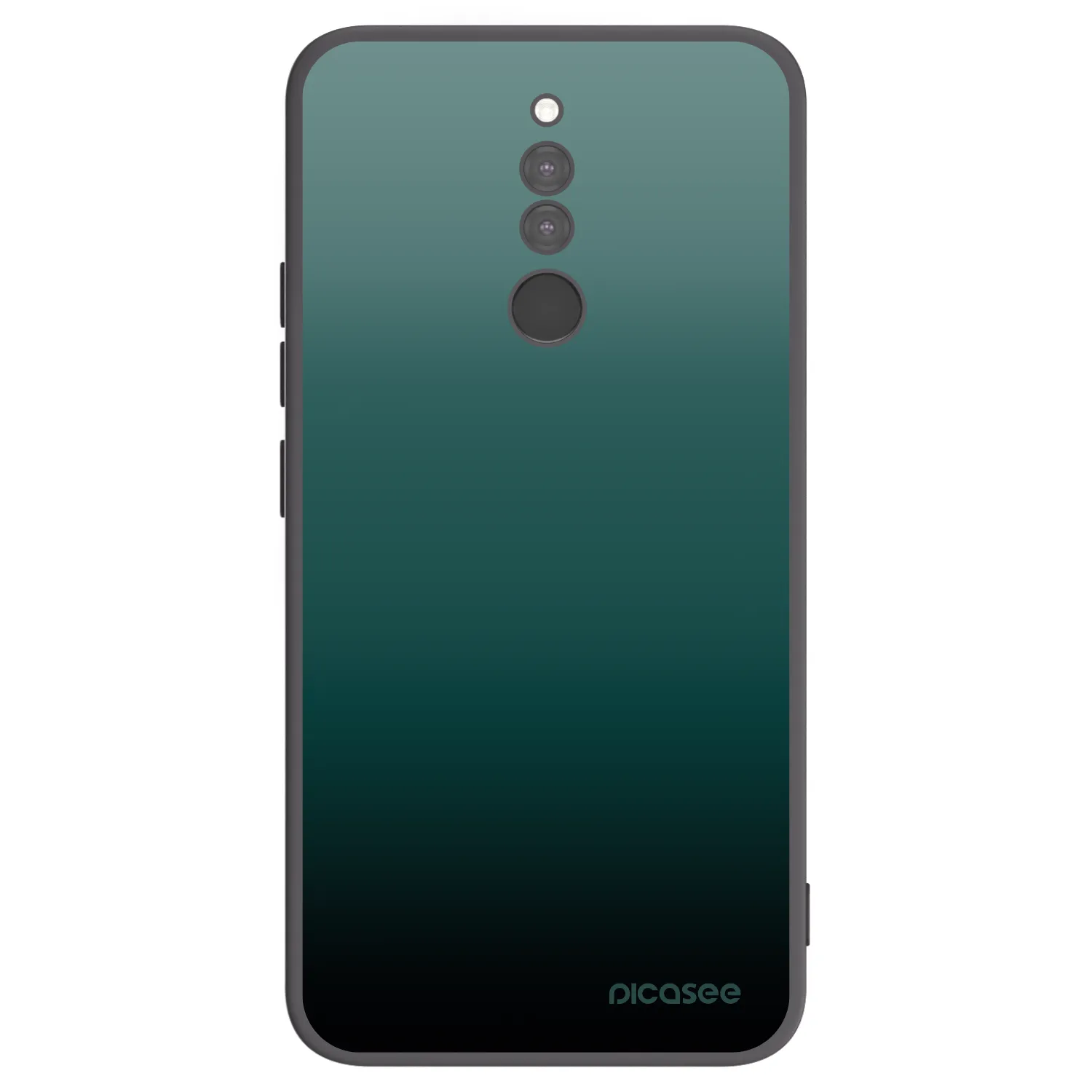 Picasee silikonski črni ovitek za Xiaomi Redmi 8 - Verdant Fade