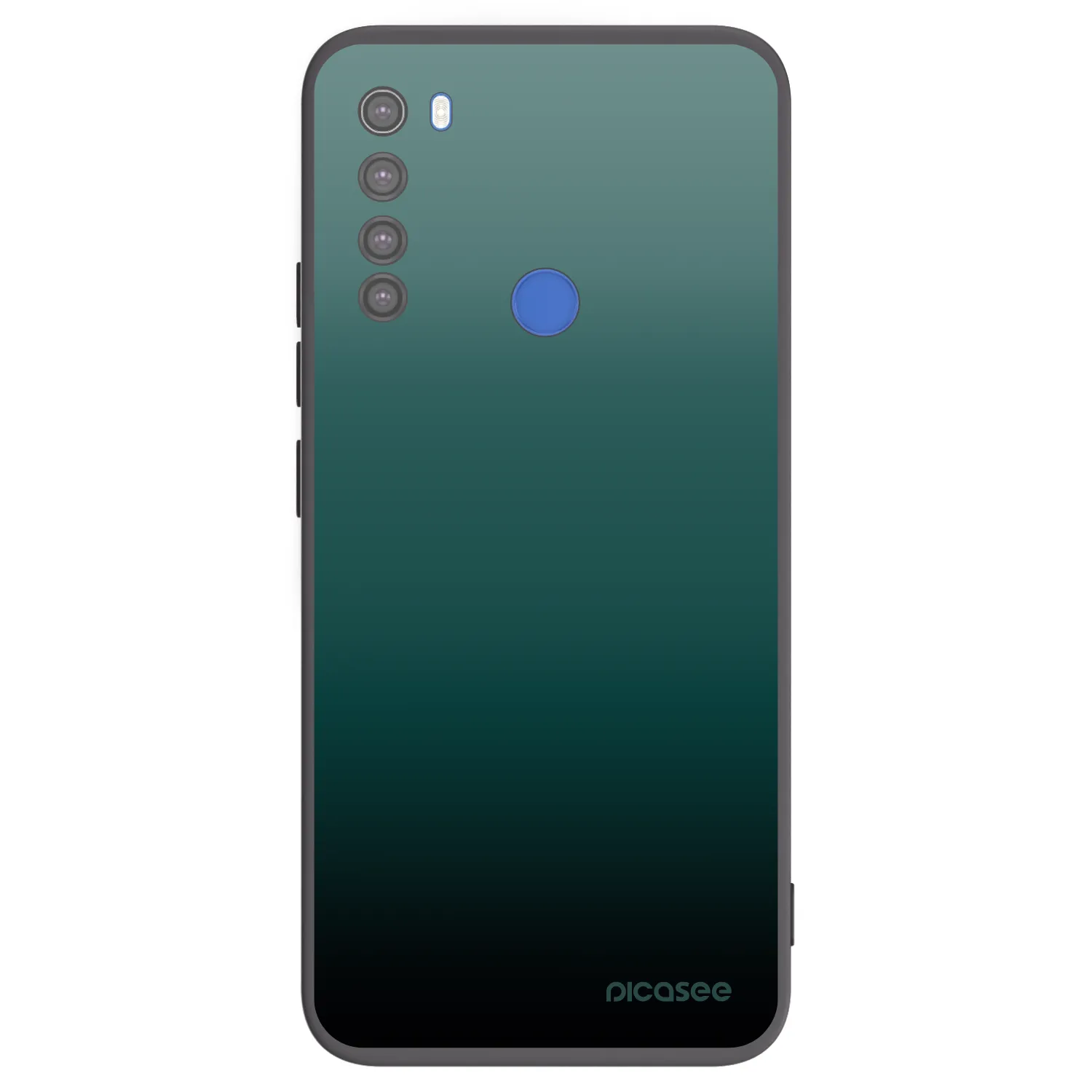 Picasee silikonski črni ovitek za Xiaomi Redmi Note 8T - Verdant Fade