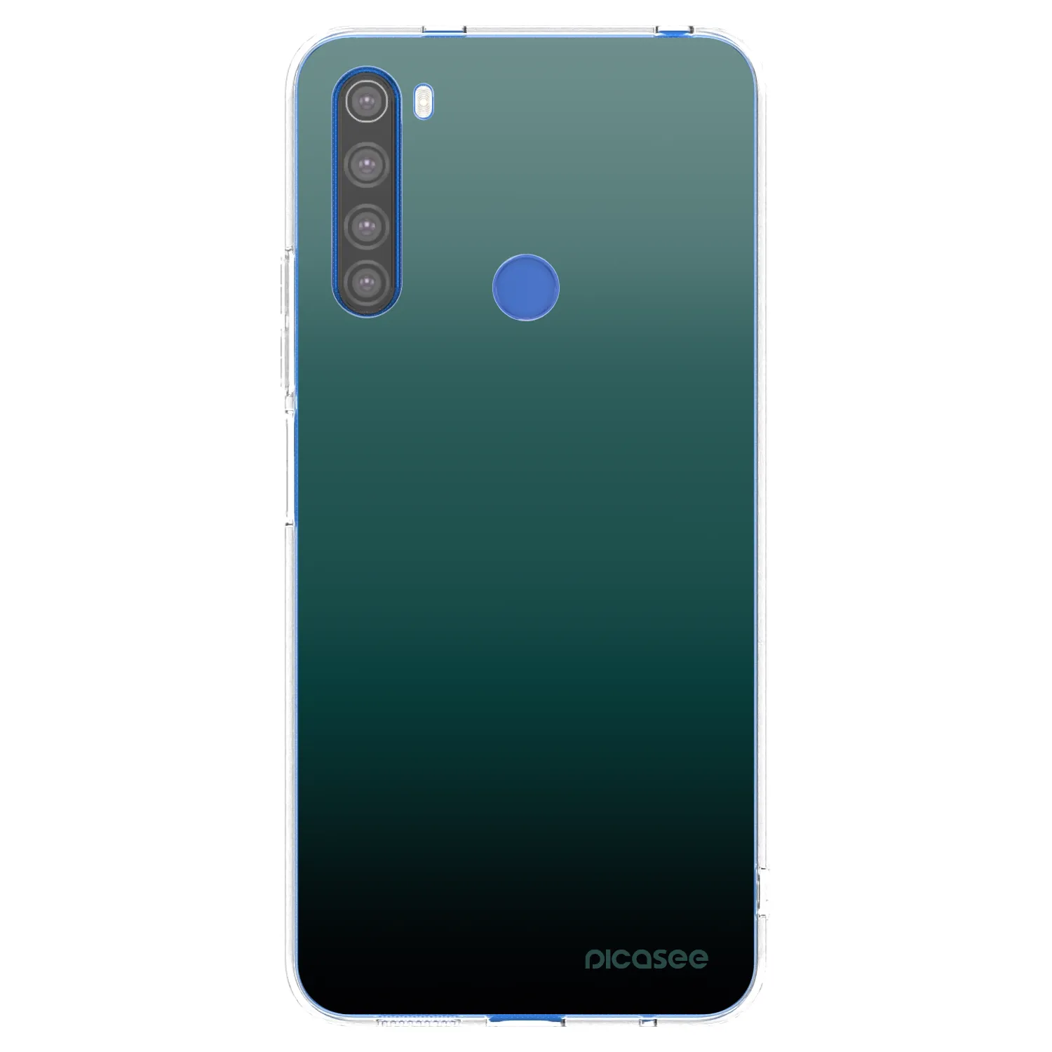 Picasee silikonski prozorni ovitek za Xiaomi Redmi Note 8T - Verdant Fade