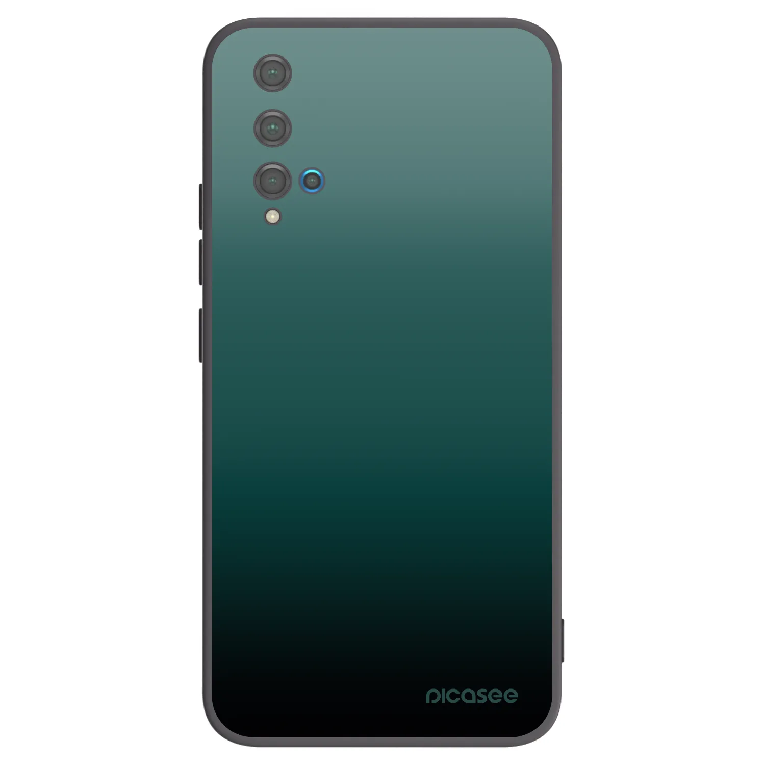 Picasee silikonski črni ovitek za Huawei Nova 5T - Verdant Fade