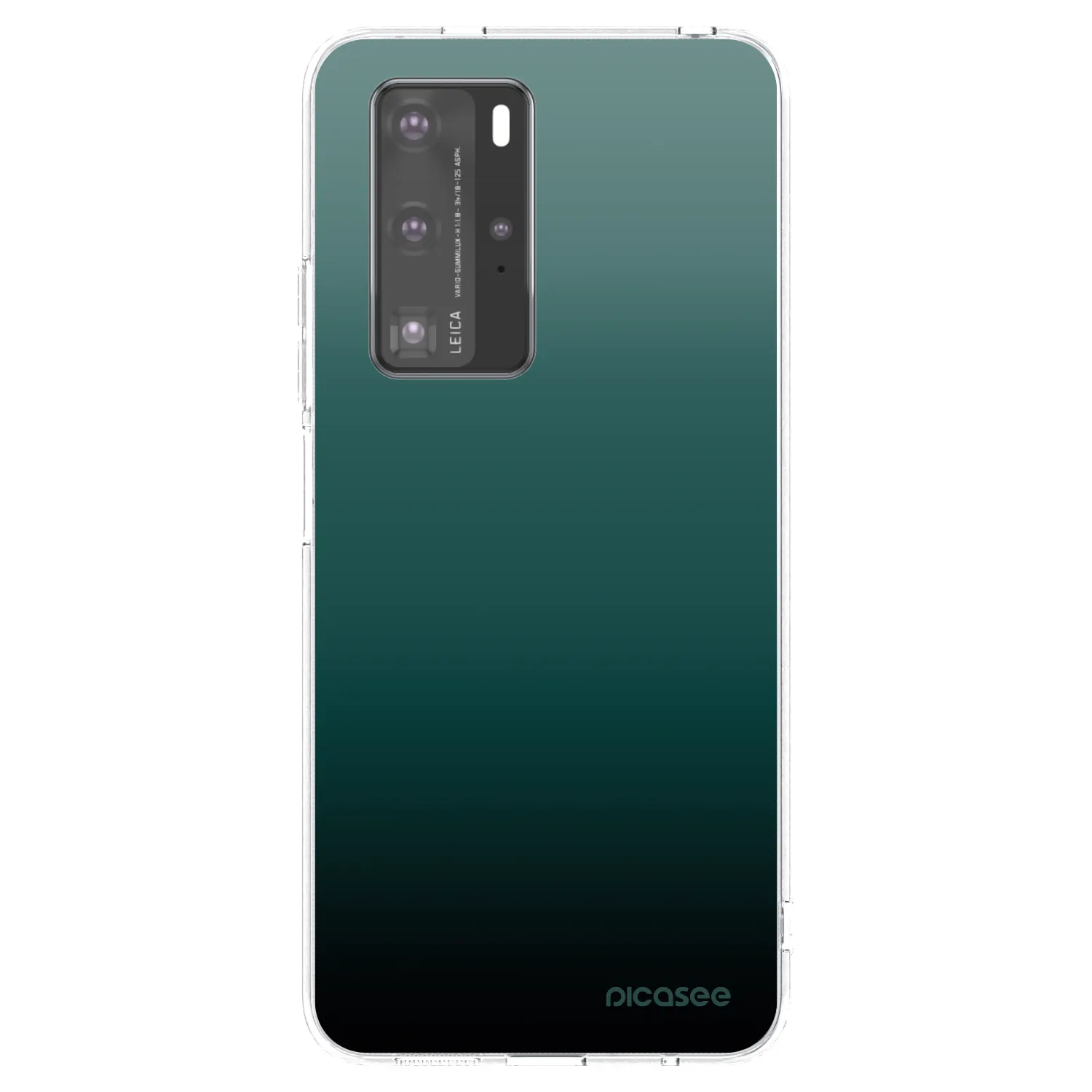 Picasee silikonski prozorni ovitek za Huawei P40 Pro - Verdant Fade