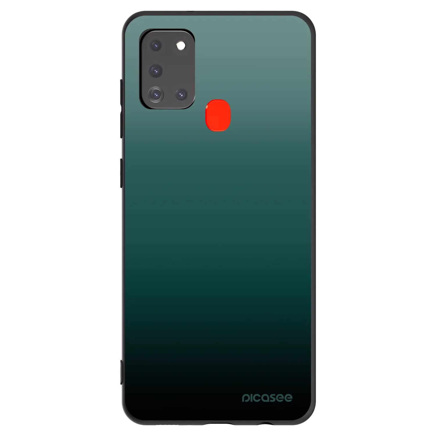 Picasee silikonski črni ovitek za Samsung Galaxy A21s - Verdant Fade