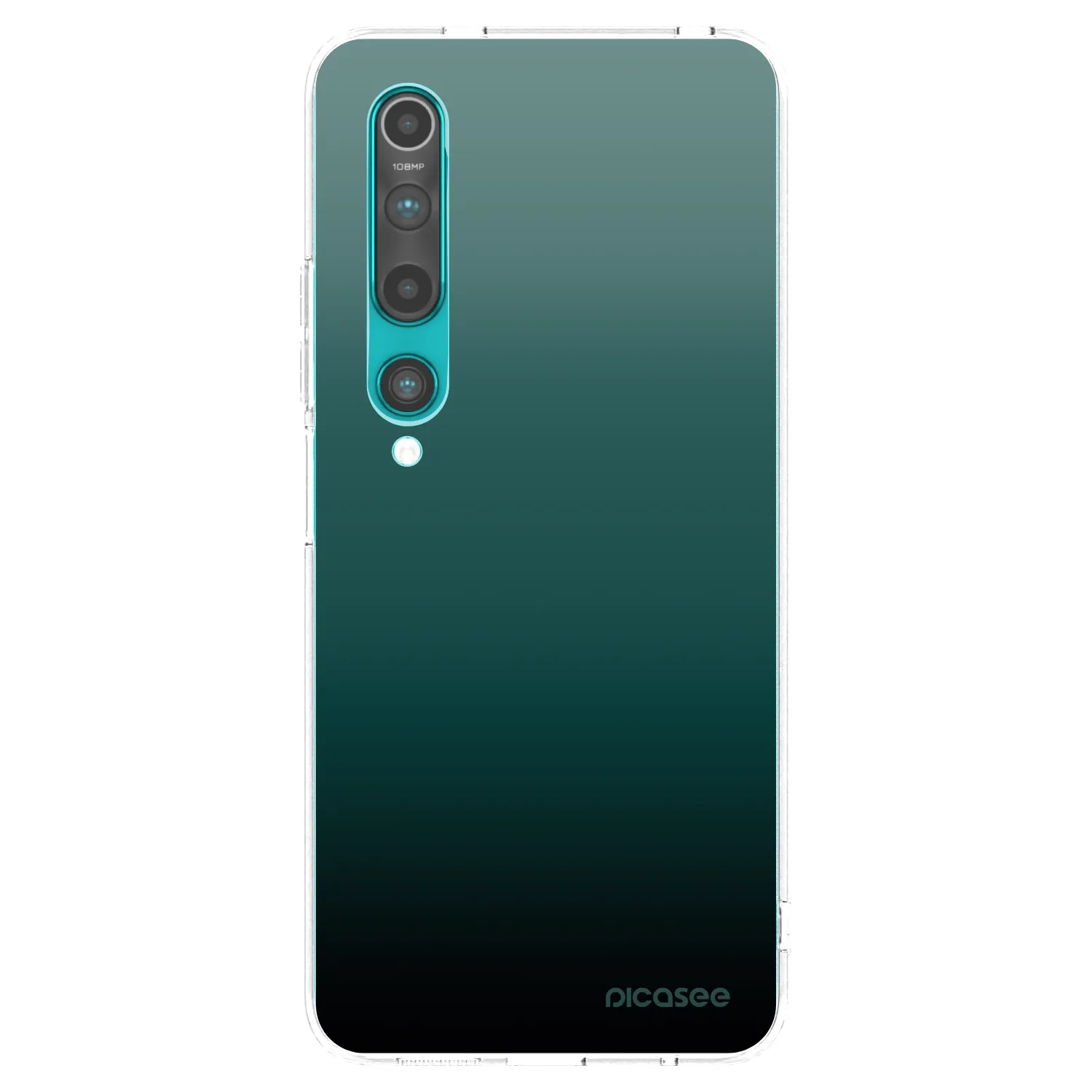 Picasee silikonski prozorni ovitek za Xiaomi Mi 10 - Verdant Fade