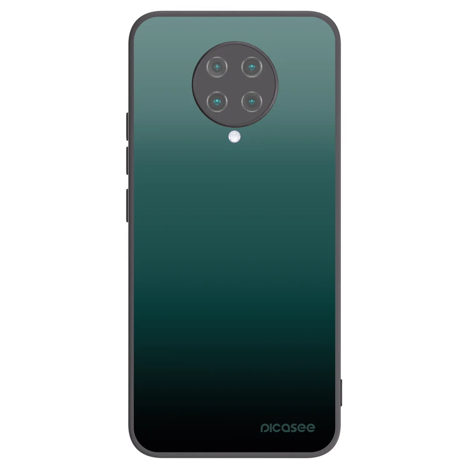 Picasee silikonski črni ovitek za Xiaomi Poco F2 Pro - Verdant Fade