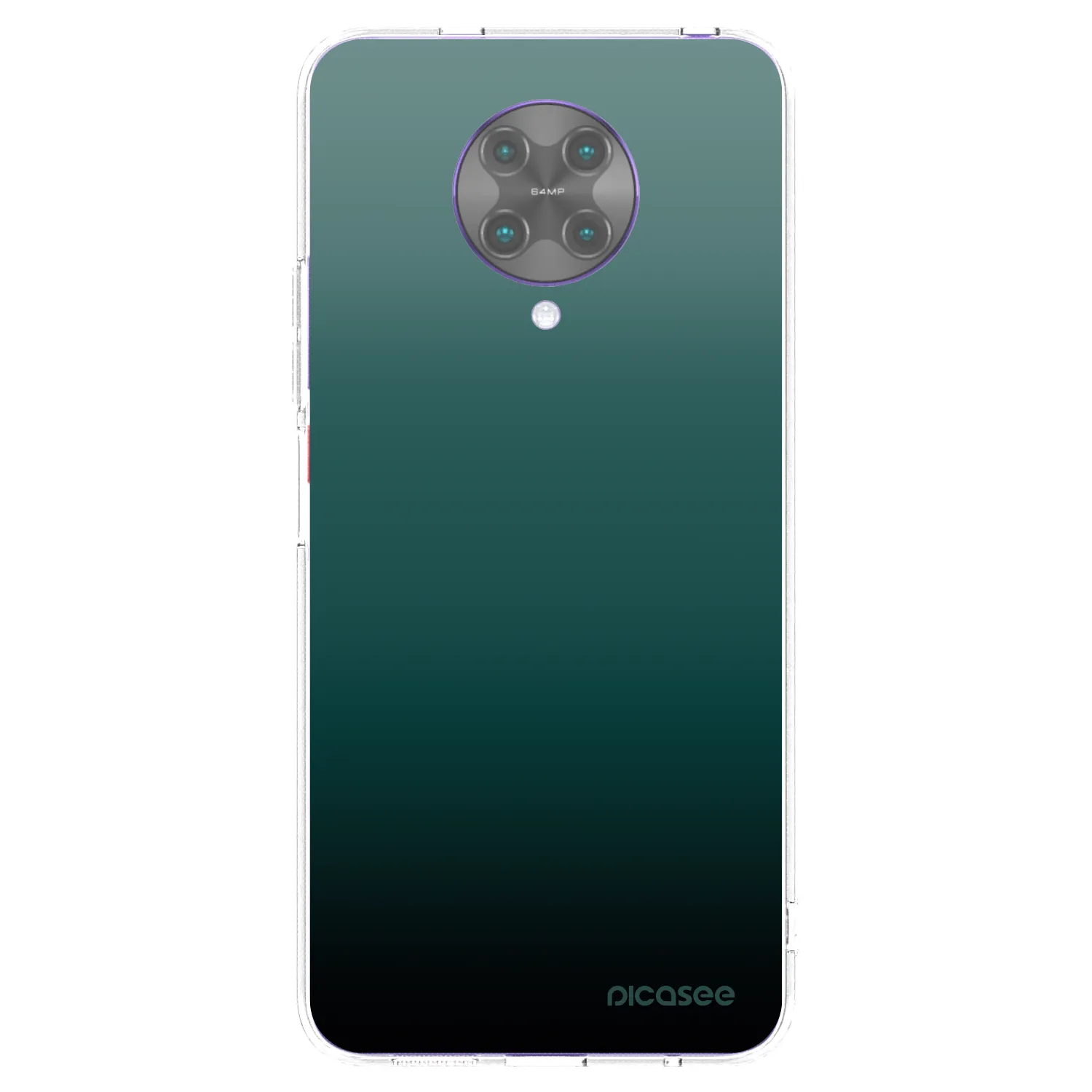 Picasee silikonski prozorni ovitek za Xiaomi Poco F2 Pro - Verdant Fade