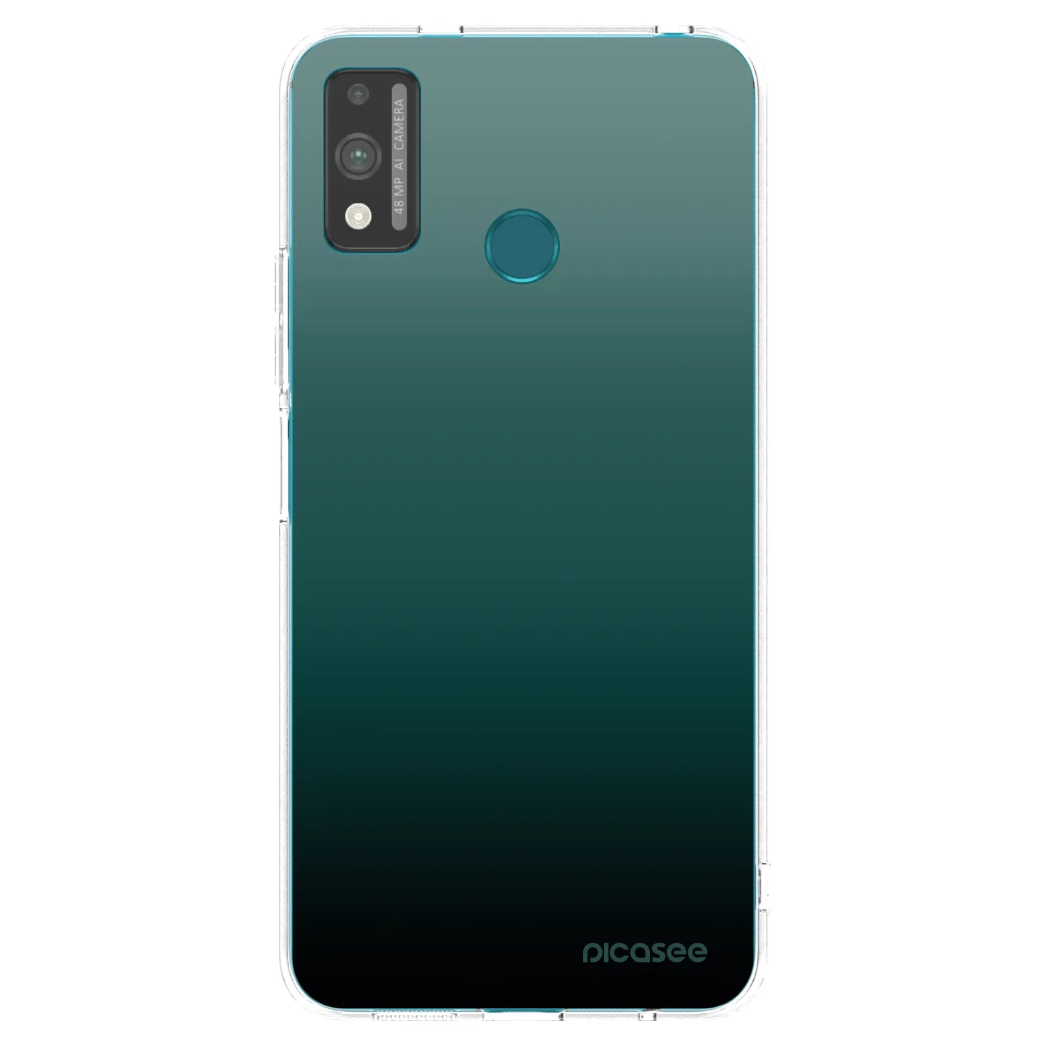 Picasee silikonski prozorni ovitek za Honor 9X Lite - Verdant Fade