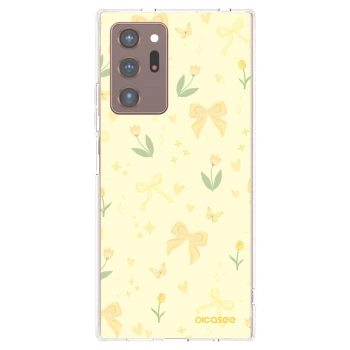 Picasee silikonski prozorni ovitek za Samsung Galaxy Note 20 Ultra - Honey Blossom