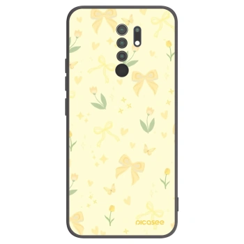 Picasee silikonski črni ovitek za Xiaomi Redmi 9 - Honey Blossom