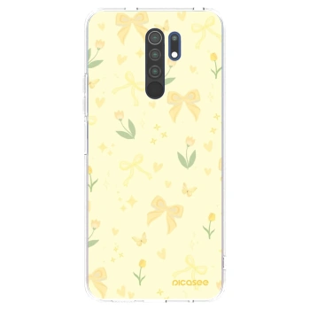 Picasee silikonski prozorni ovitek za Xiaomi Redmi 9 - Honey Blossom