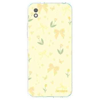 Picasee silikonski črni ovitek za Xiaomi Redmi 9A - Honey Blossom
