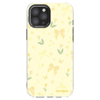 Picasee silikonski prozorni ovitek za Apple iPhone 12 Pro Max - Honey Blossom