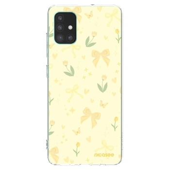 Picasee silikonski prozorni ovitek za Samsung Galaxy M51 M515F - Honey Blossom