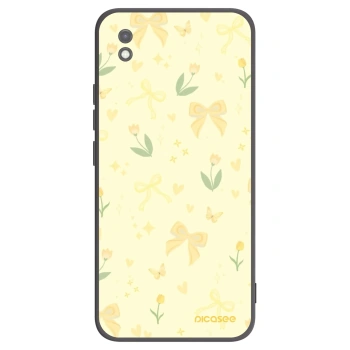 Picasee silikonski črni ovitek za Xiaomi Redmi 9AT - Honey Blossom