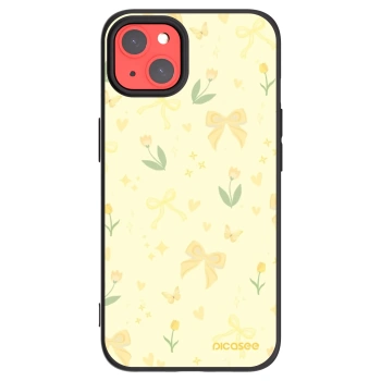 Picasee silikonski črni ovitek za Apple iPhone 13 - Honey Blossom